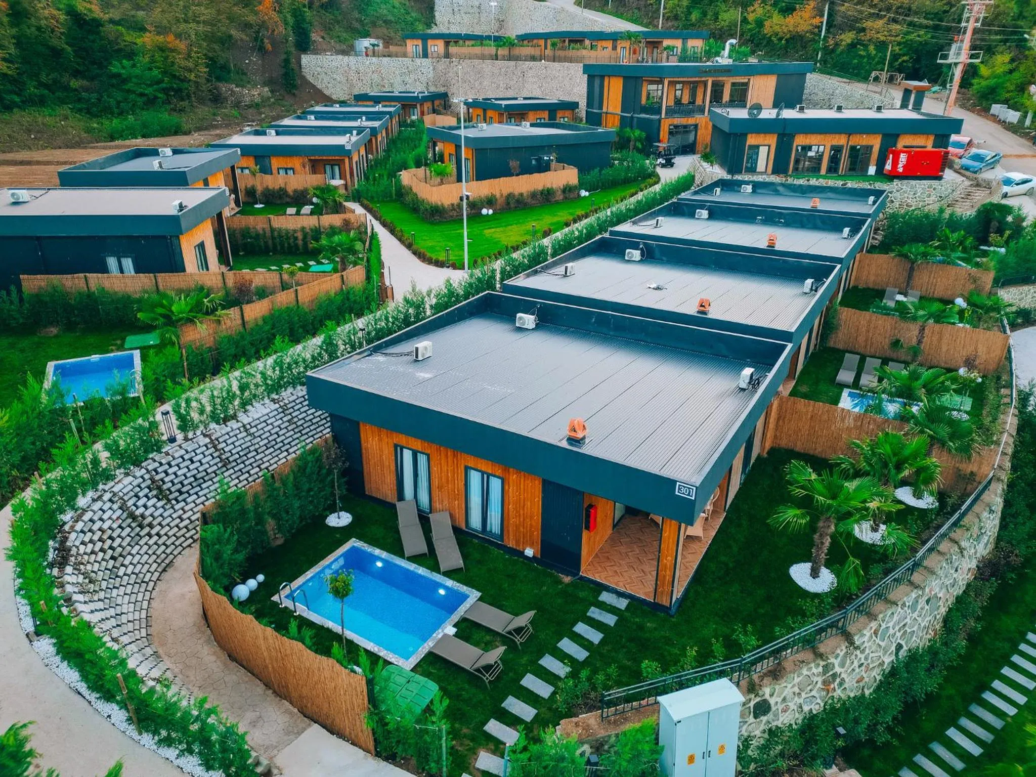 Bird's eye view in The Green Park Sapanca