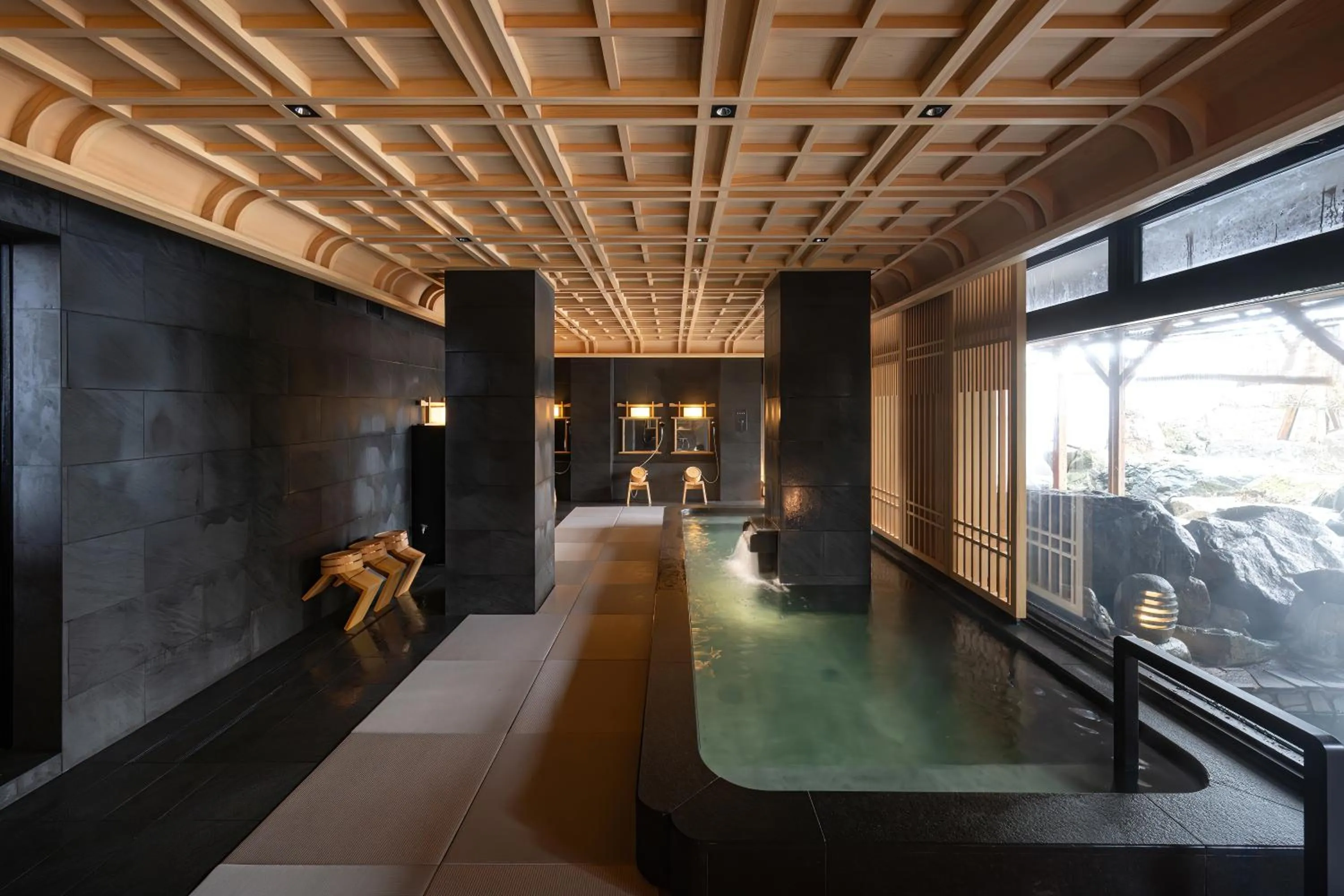 Hot Spring Bath in Maruyama Onsen Kojyokan