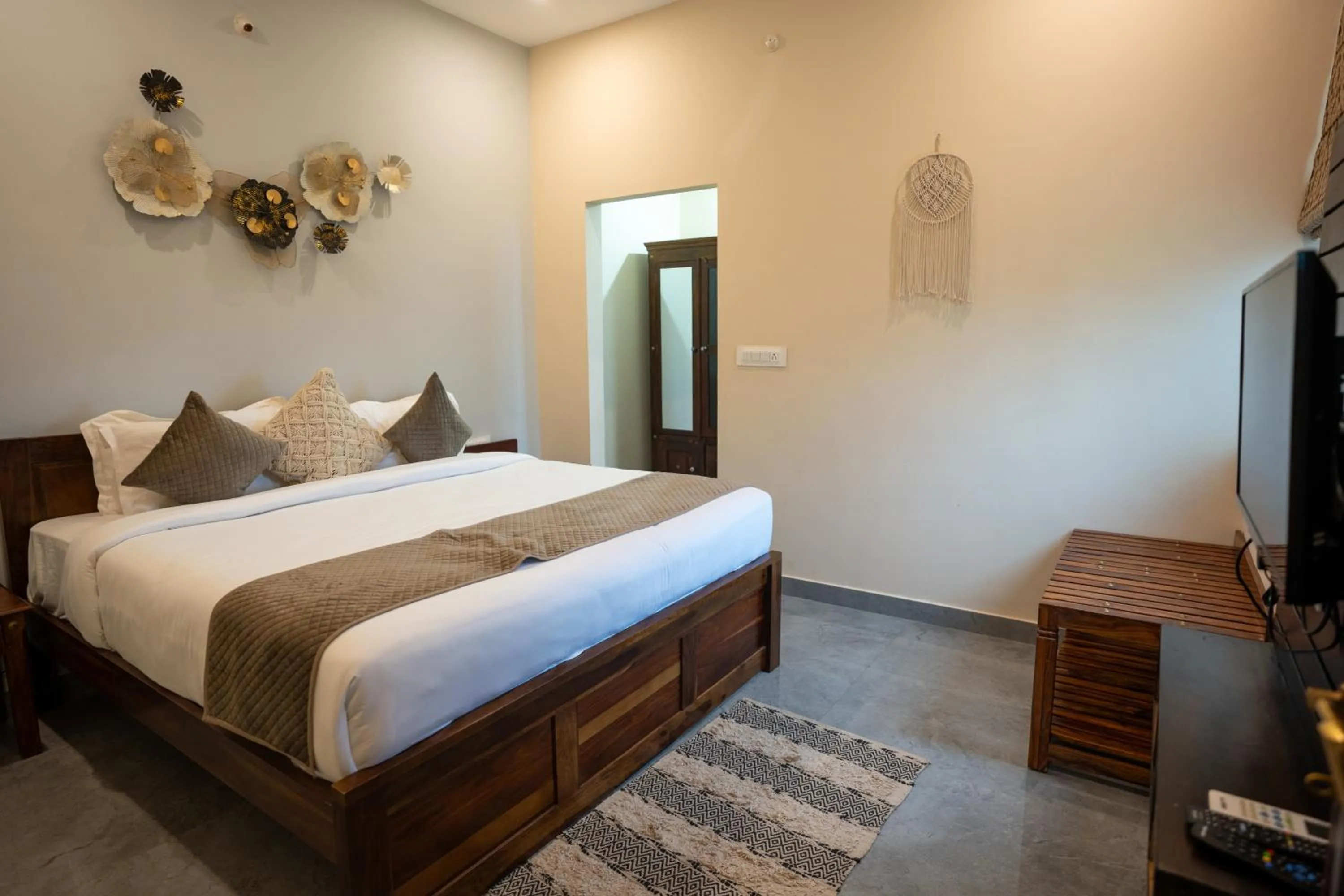 Bed in Aanandam Resort & Spa,Pushkar