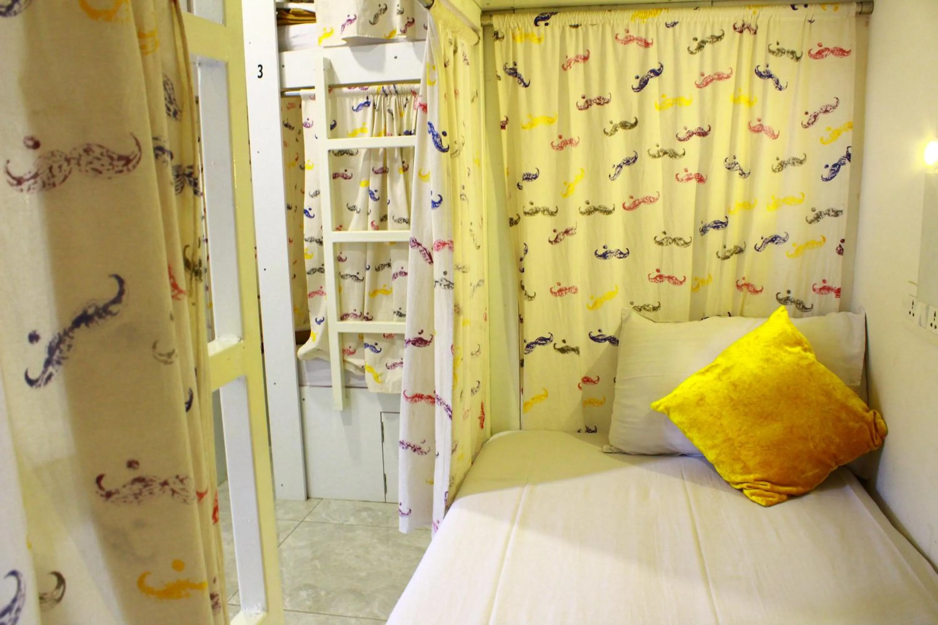 Bed in Moustache Hostel, Jaipur