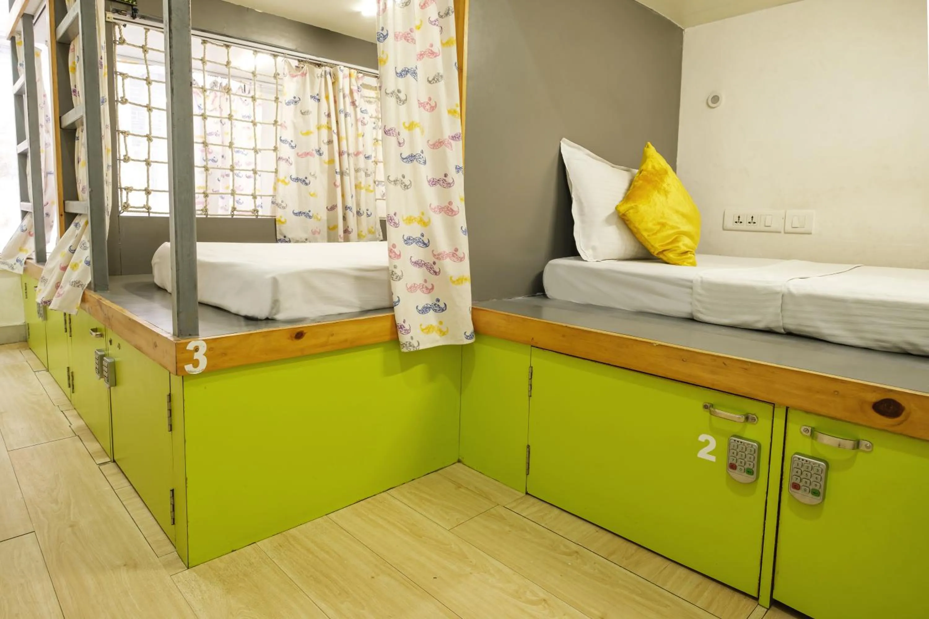 Bed in Moustache Hostel, Jaipur