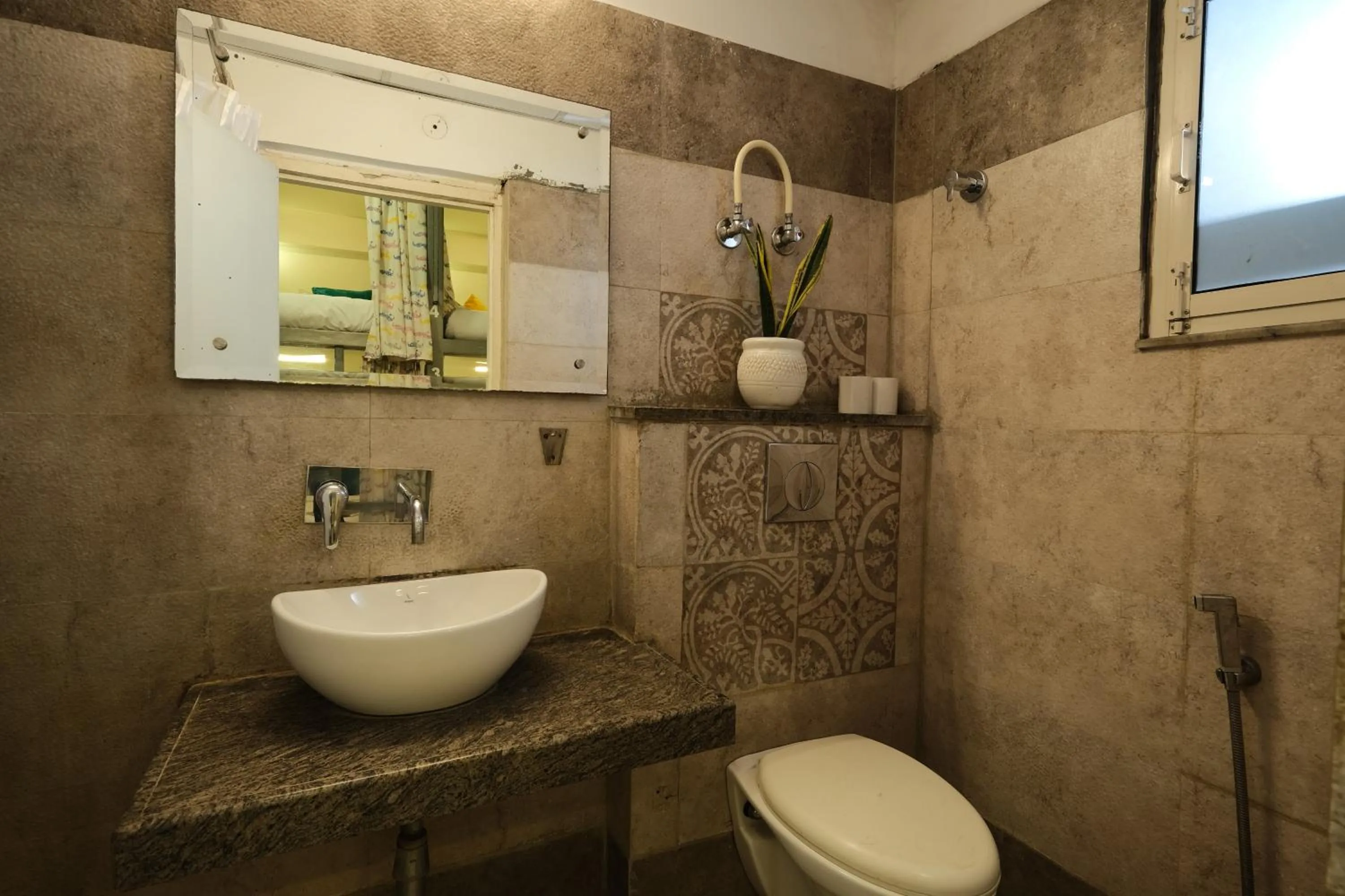 Bathroom in Moustache Hostel, Jaipur