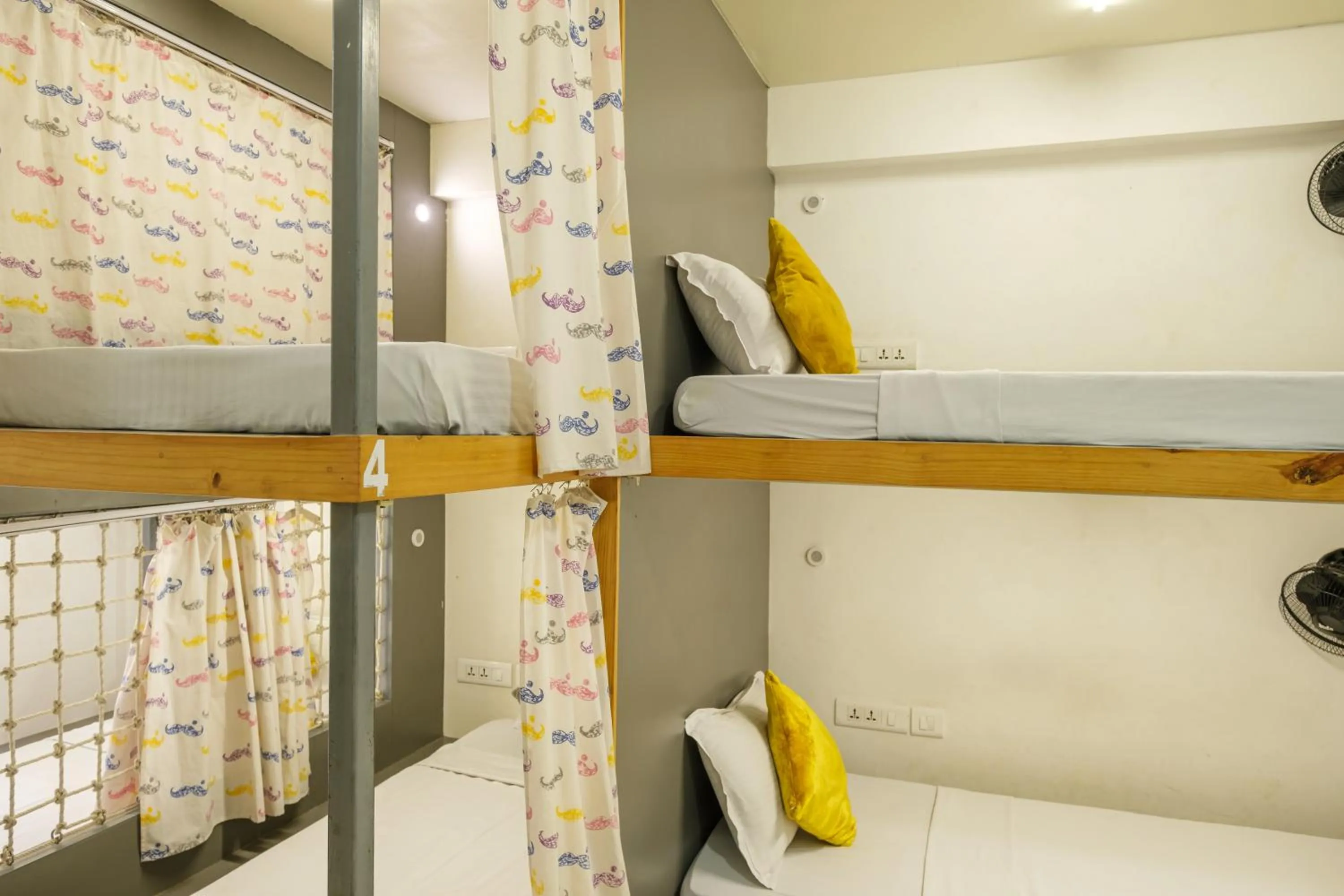 Bed in Moustache Hostel, Jaipur