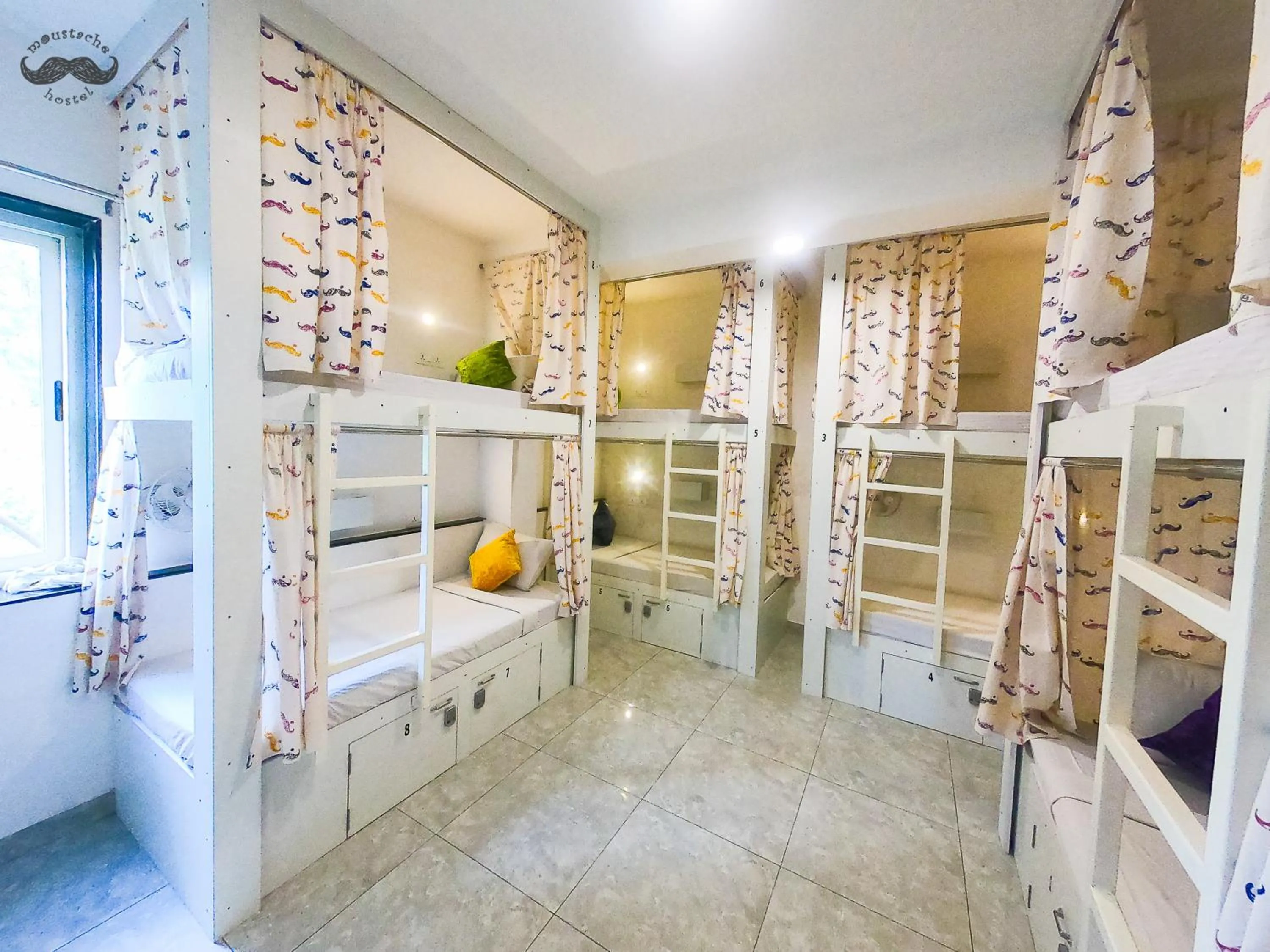 Bedroom, Bed in Moustache Hostel, Jaipur