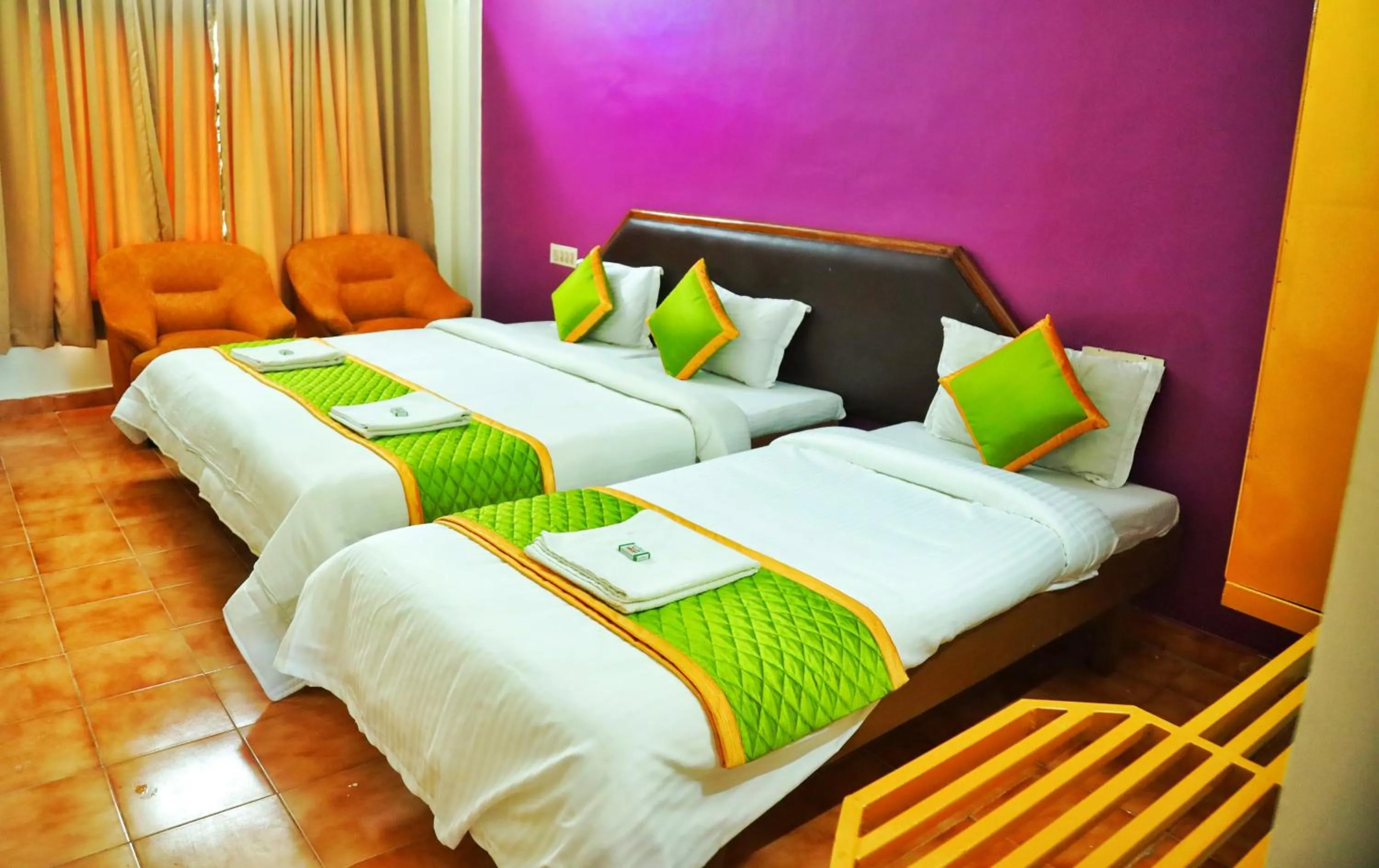 Living room, Bed in Grand Harmony Beach Resort