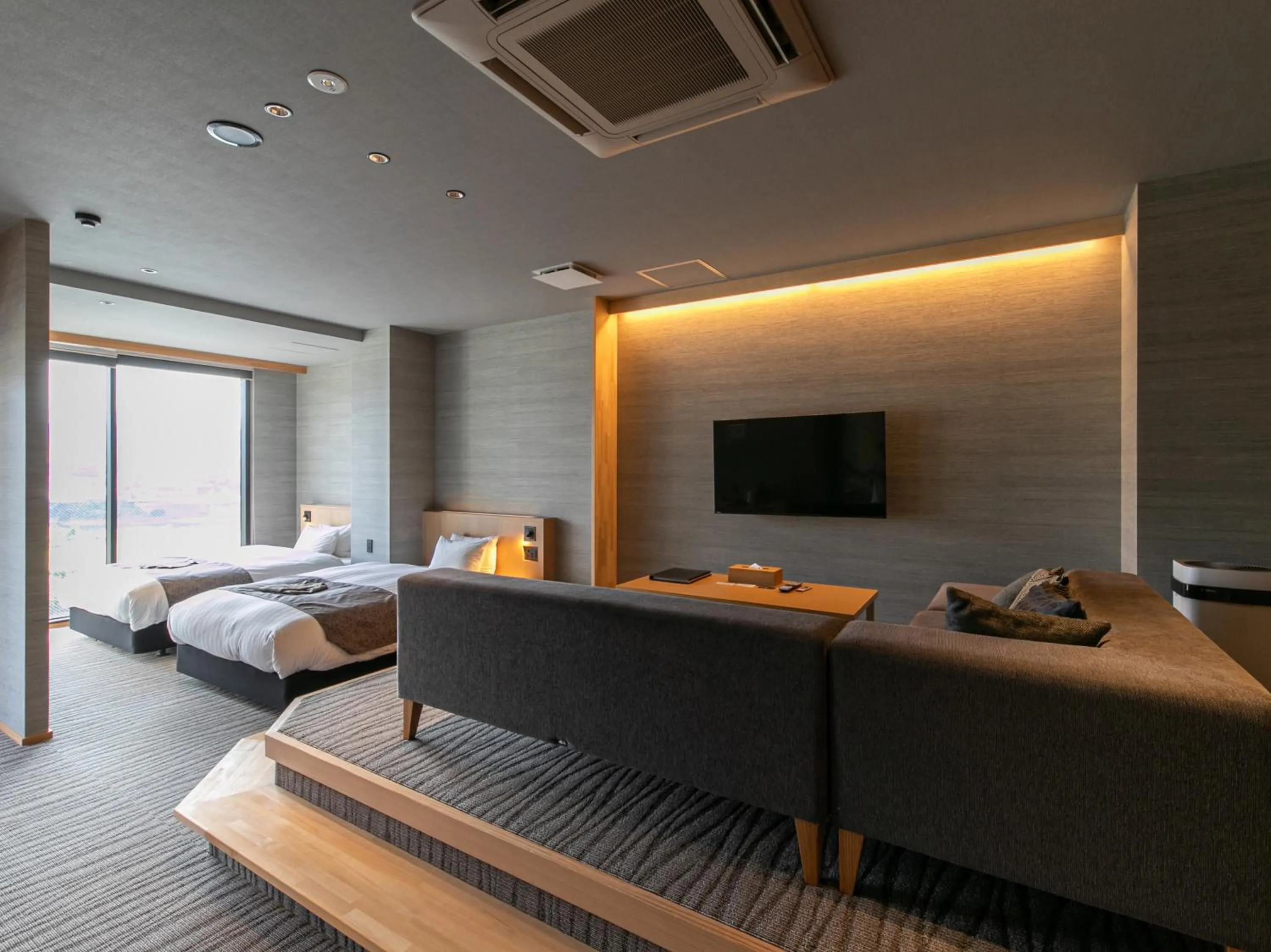 Bed in Hitoyoshi Onsen Nabeya