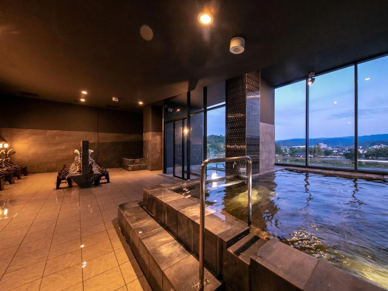 Hot Spring Bath in Hitoyoshi Onsen Nabeya