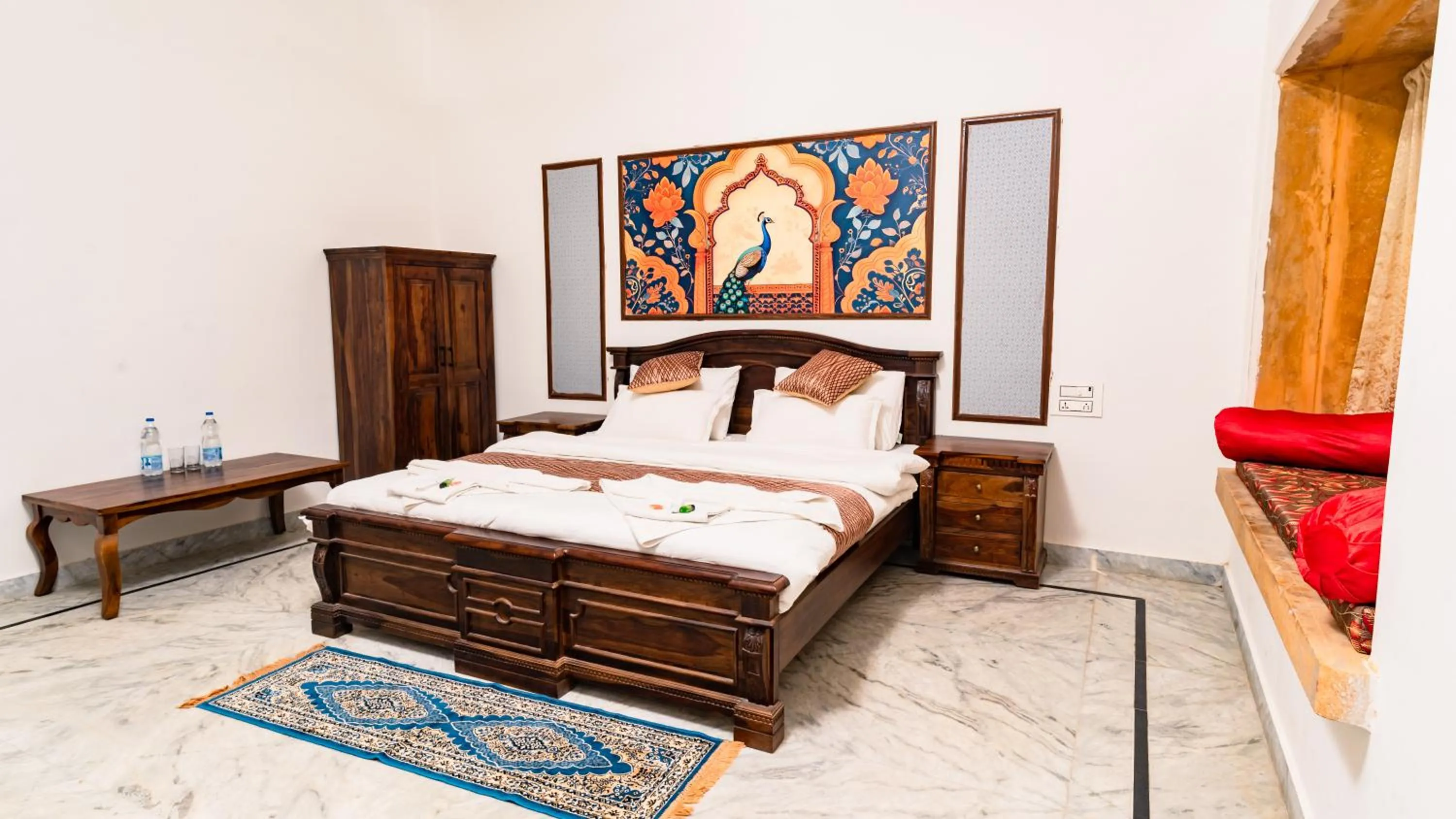 Bedroom, Bed in sand castle resort