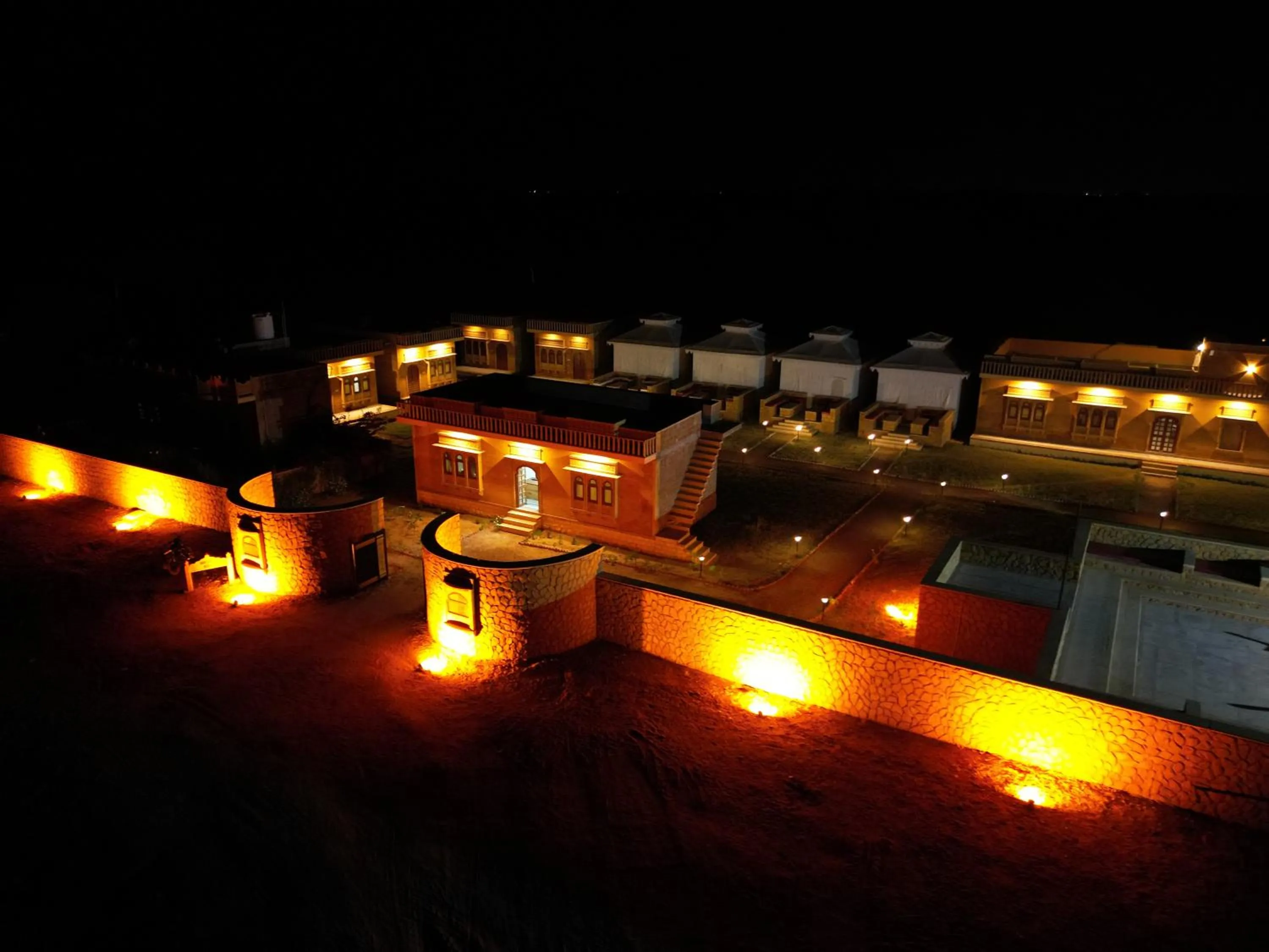 Property building in sand castle resort