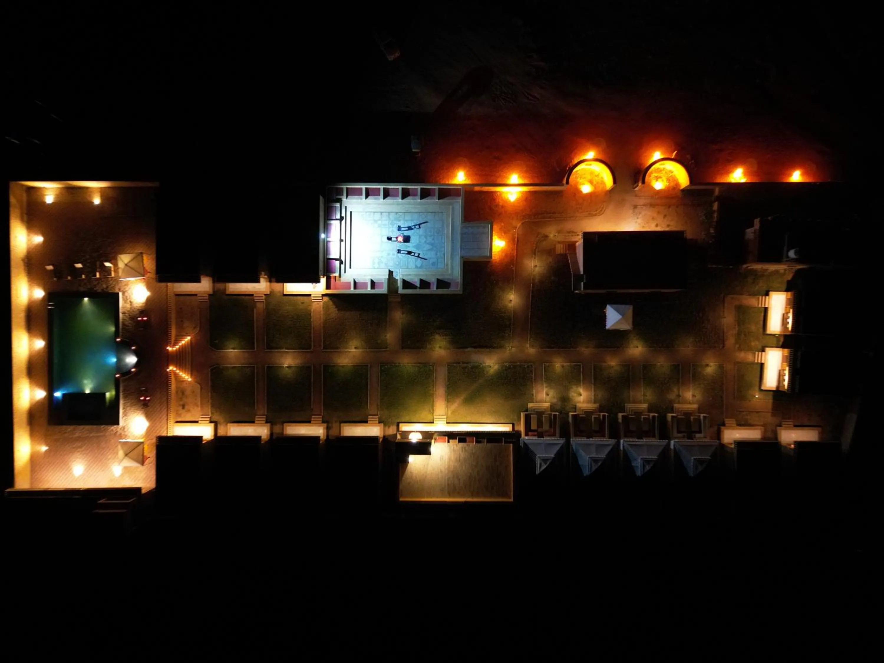 Property building in sand castle resort