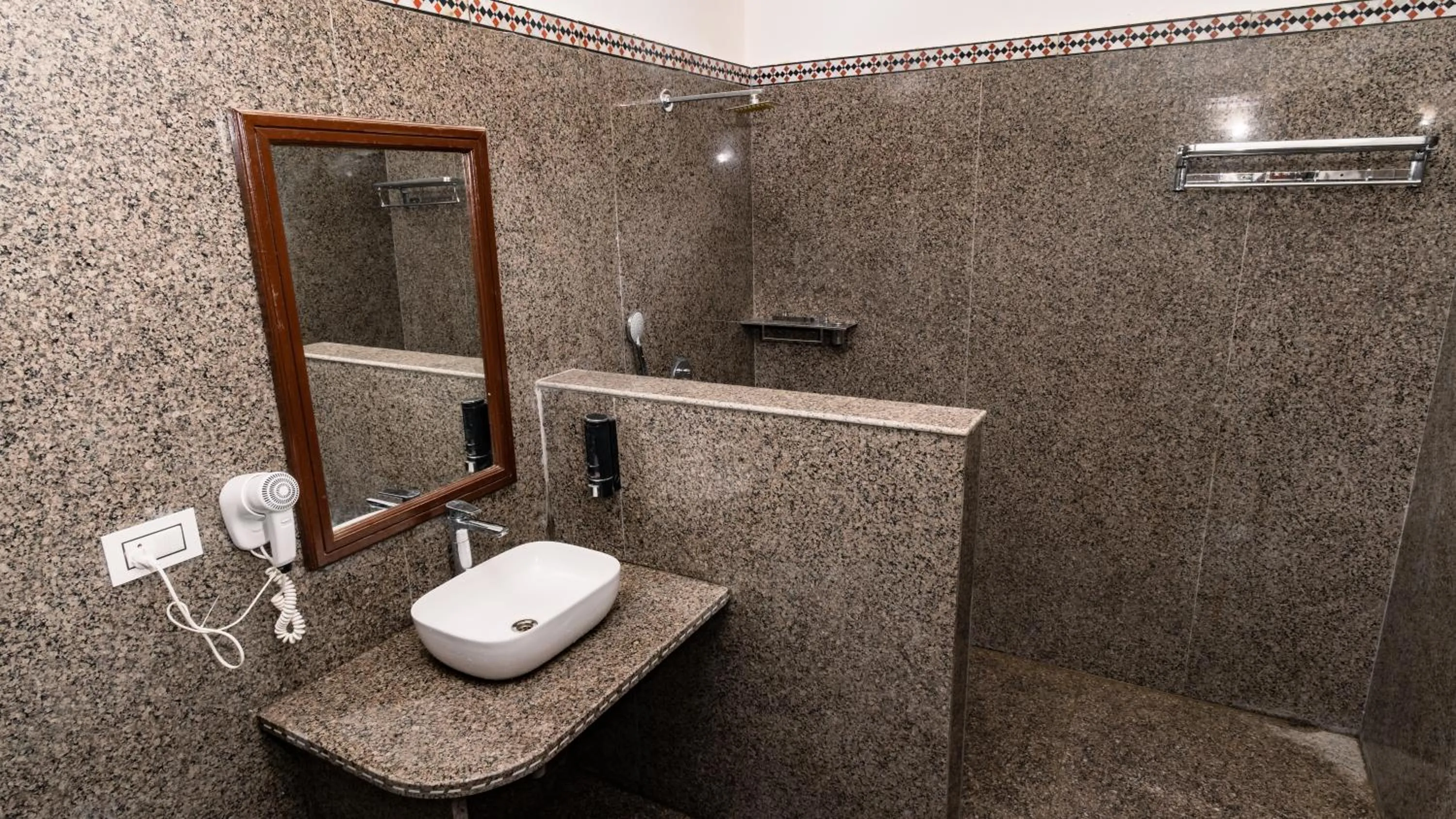 Bathroom in sand castle resort