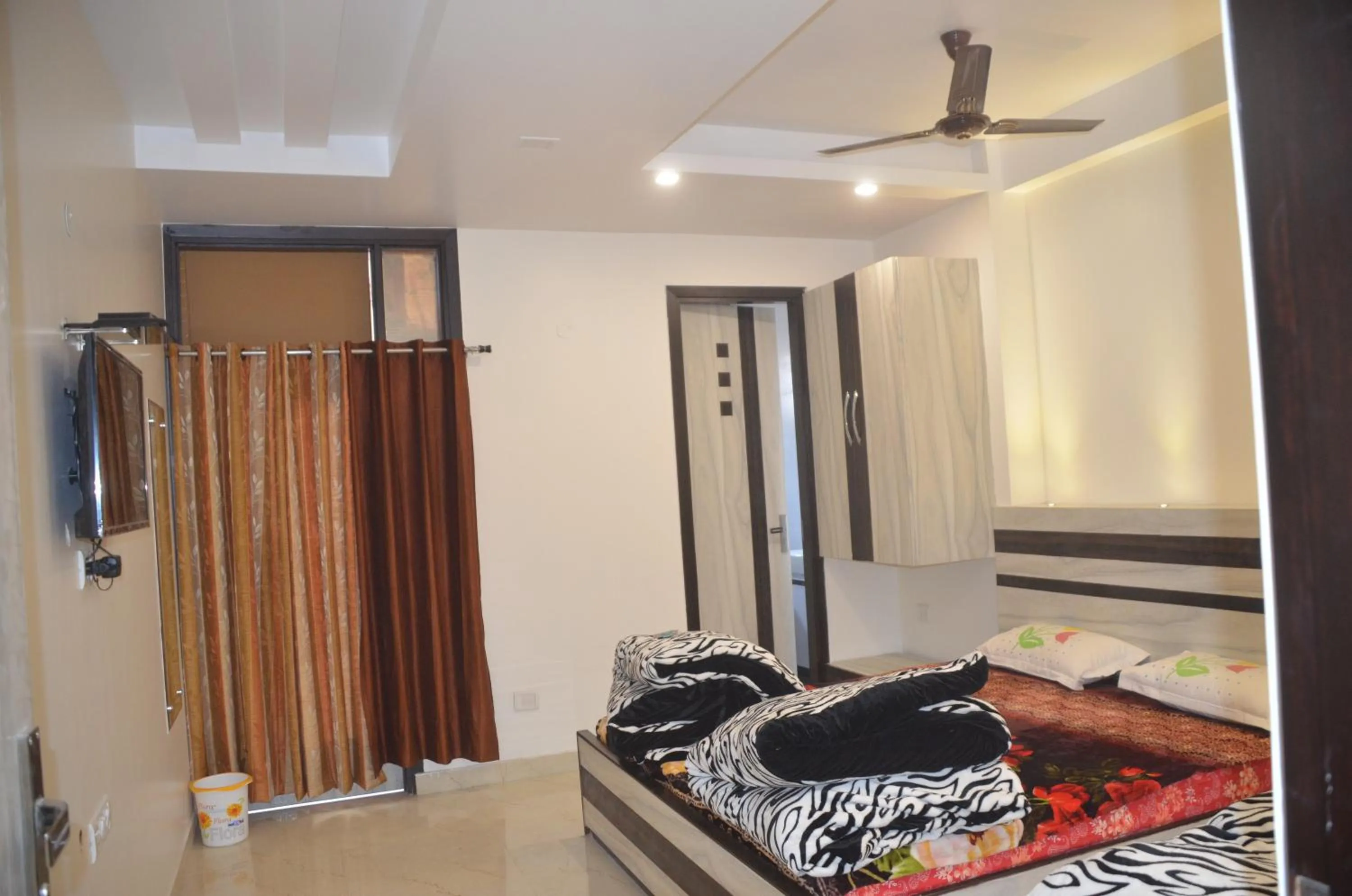 Bedroom, Bed in Goel Residency