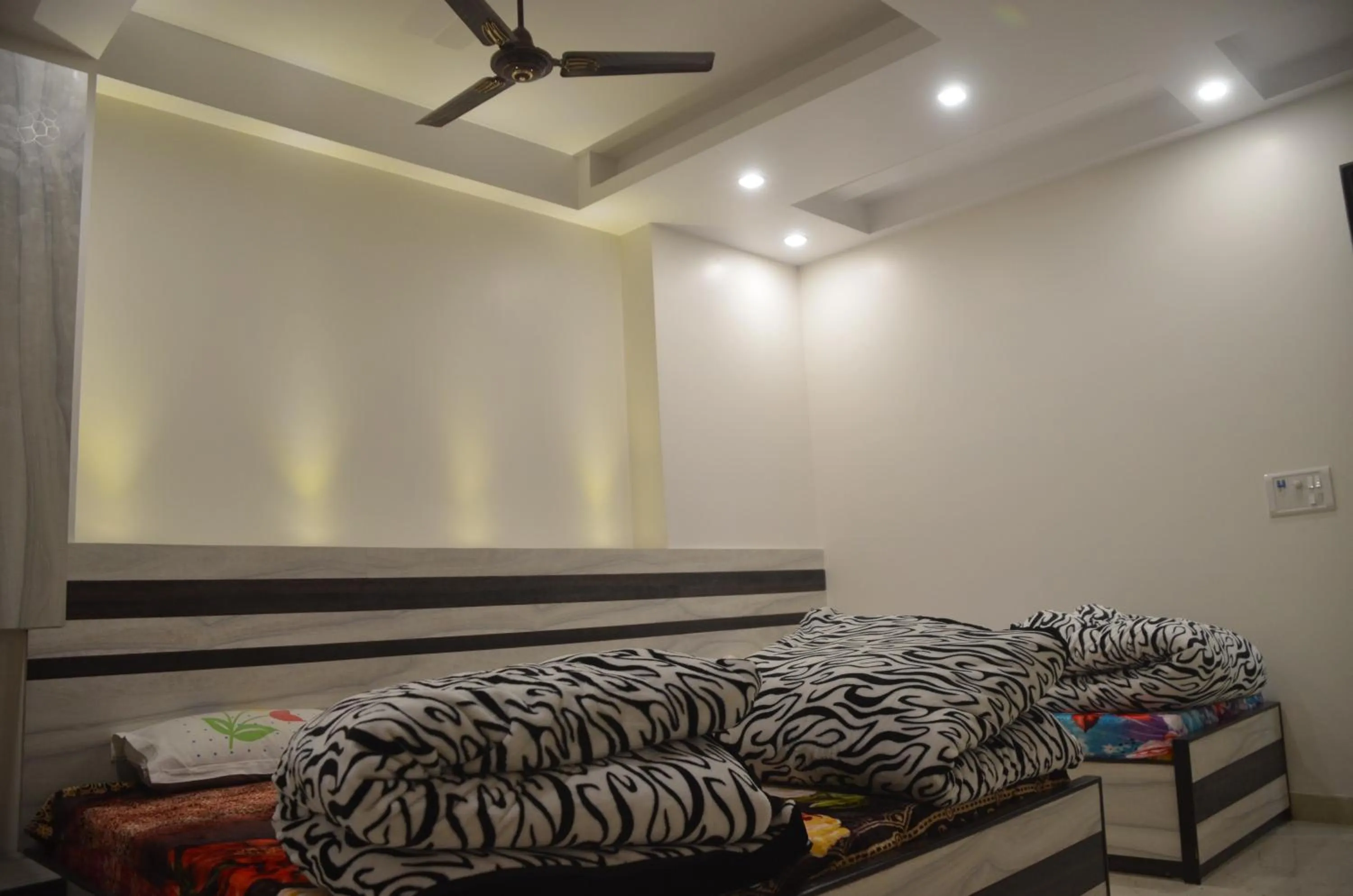 Bedroom, Bed in Goel Residency