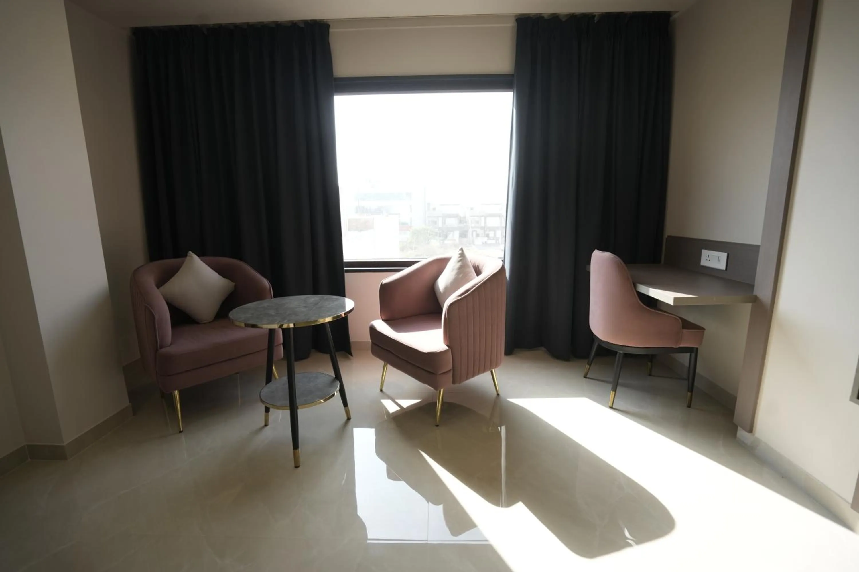 Seating area in Hotel shree ji inn