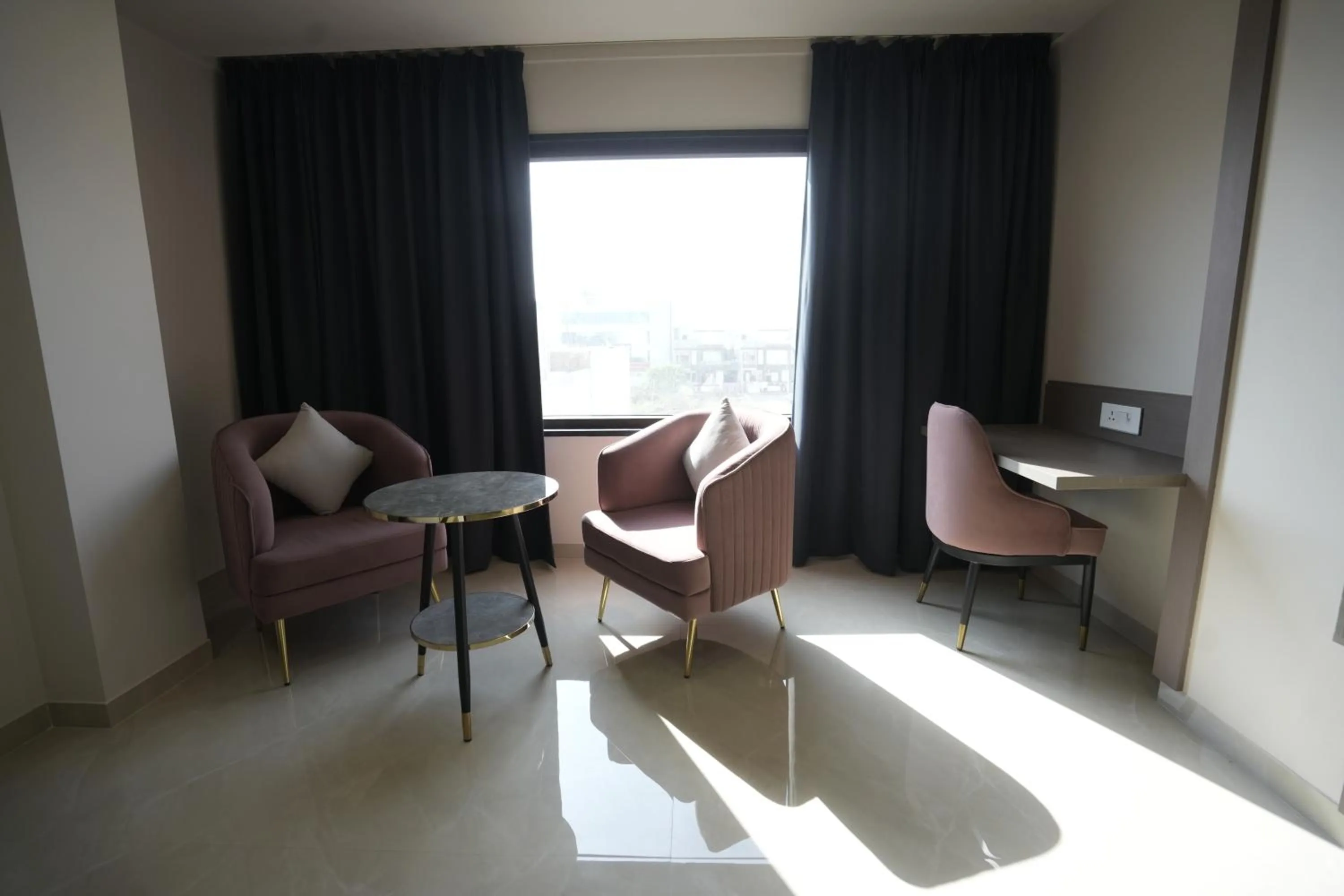 Seating area in Hotel shree ji inn