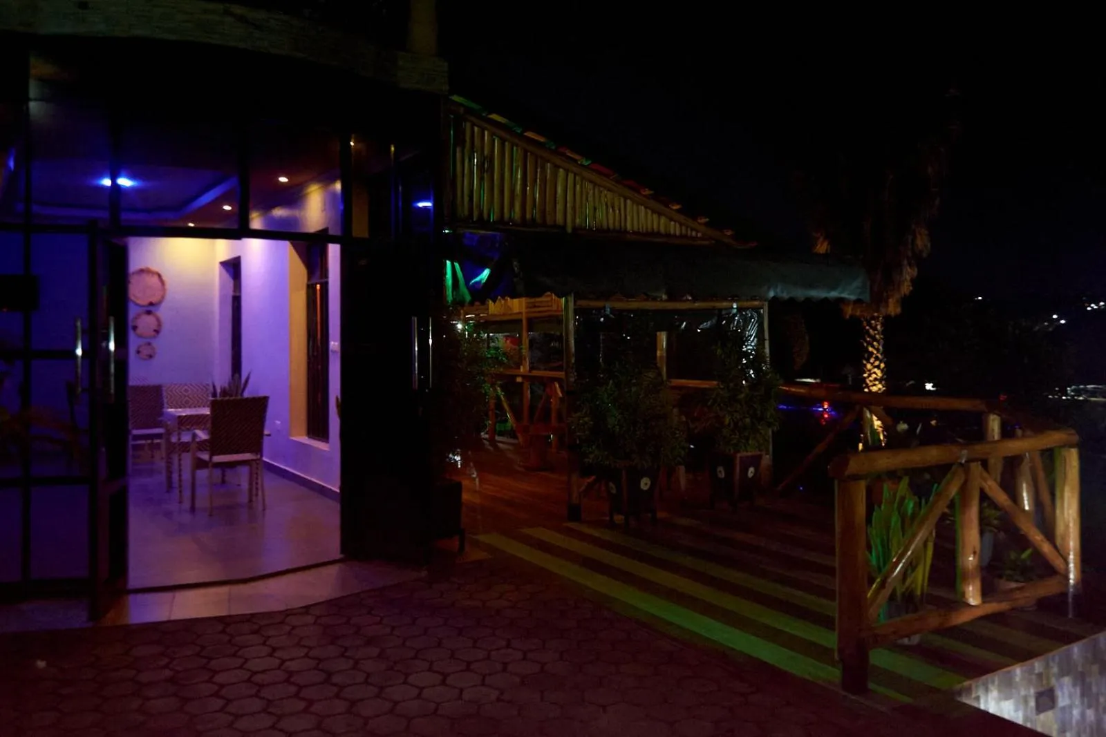 Seating area in Umugano Villa