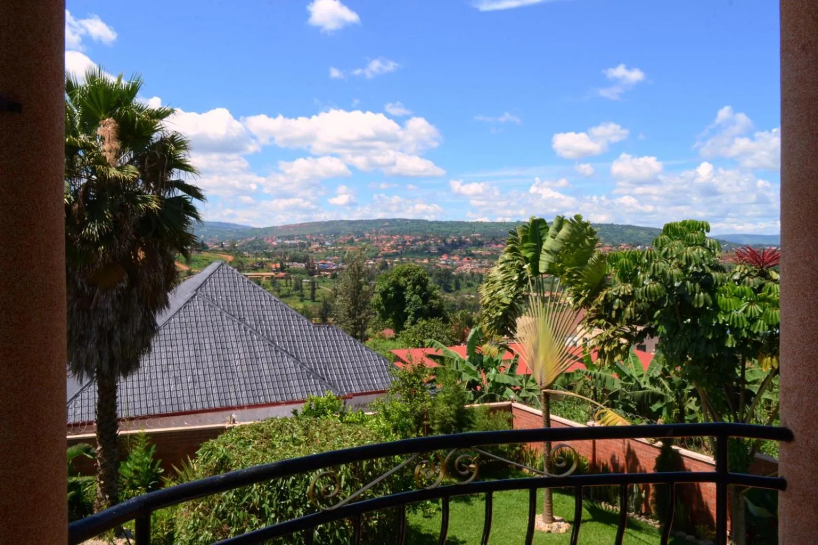 Bird's eye view in Umugano Villa