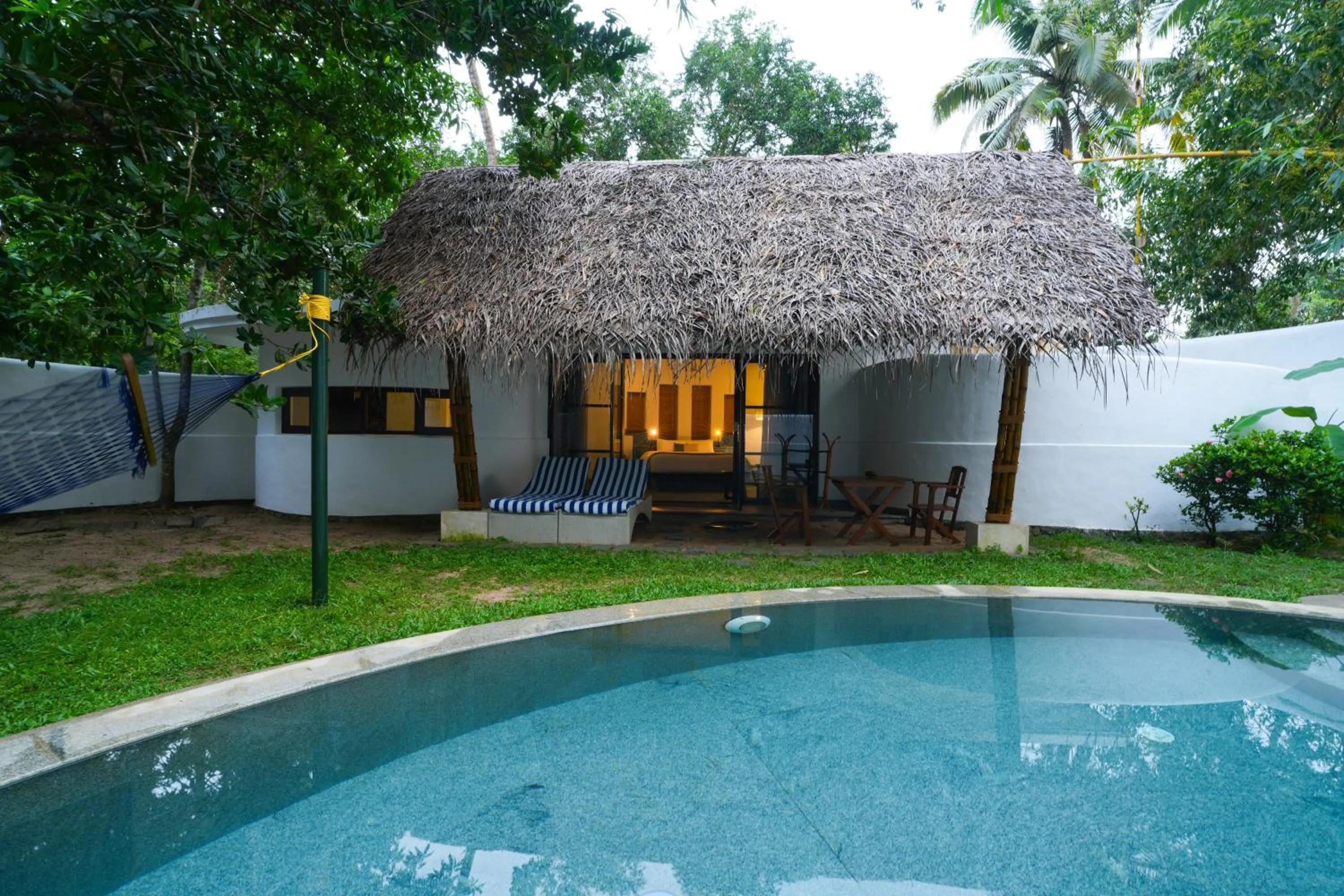 Pool view in Xandari Pearl Beach Resort