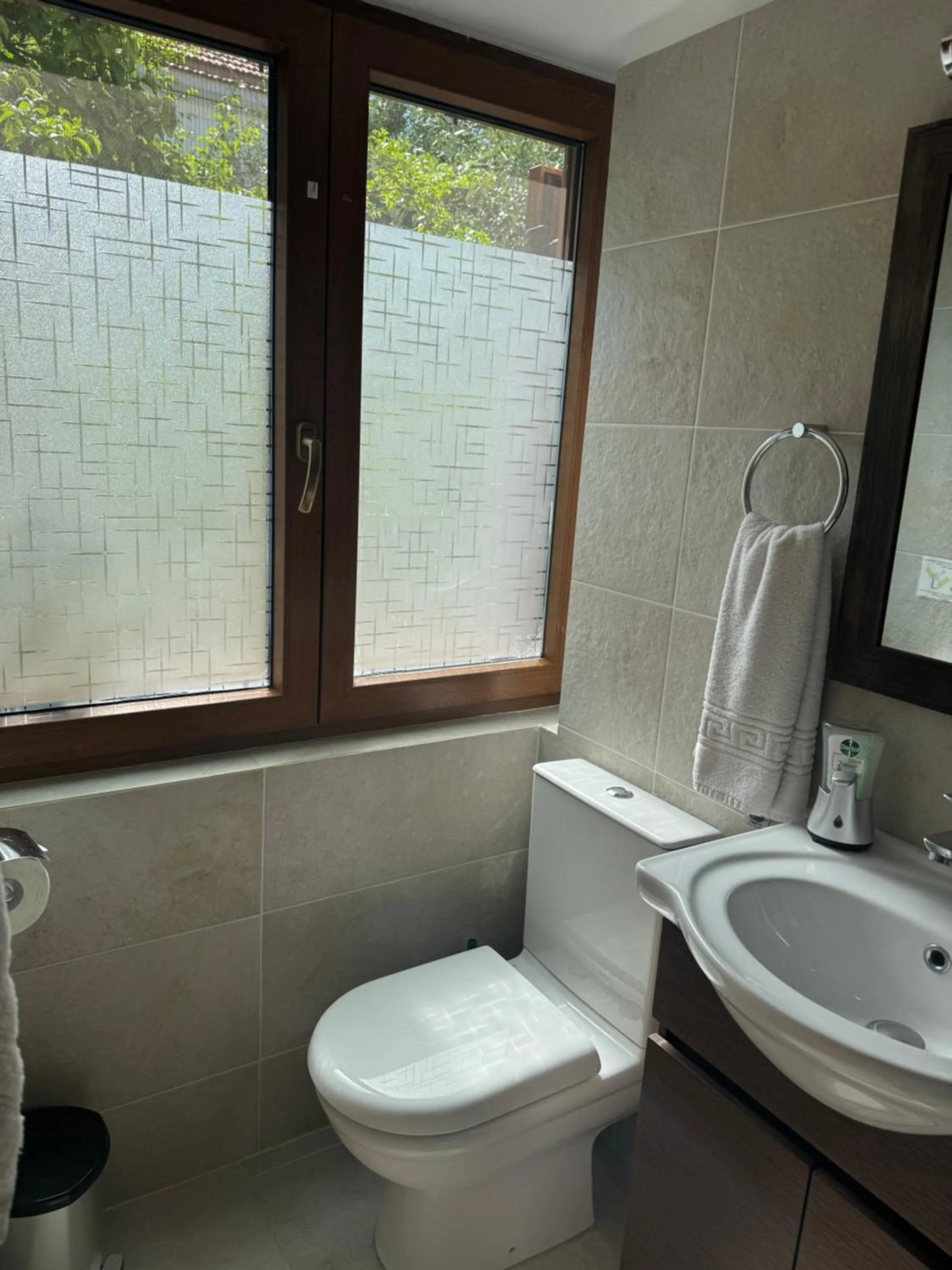 Toilet in Pythaïs Hotel