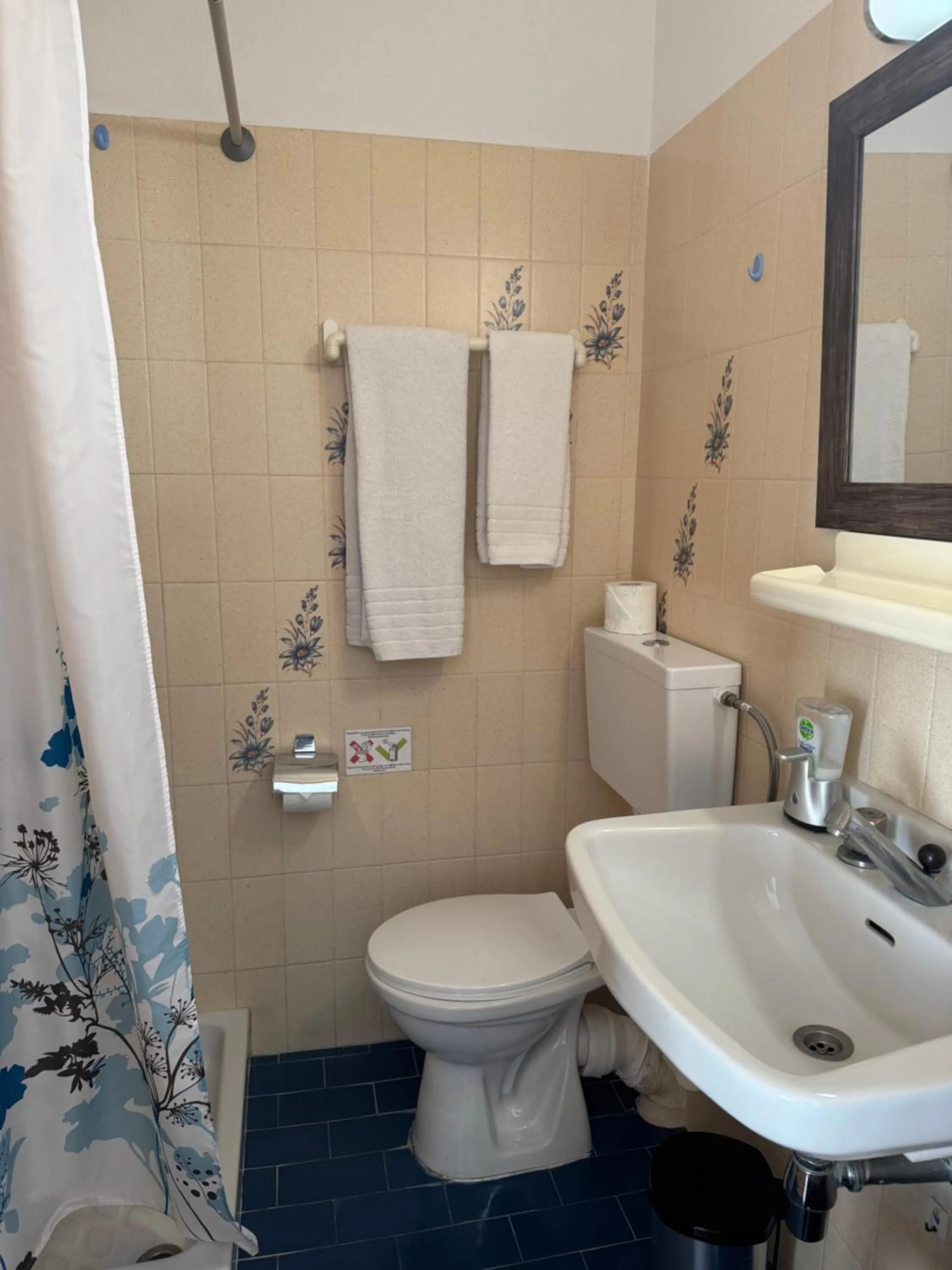 Shower in Pythaïs Hotel