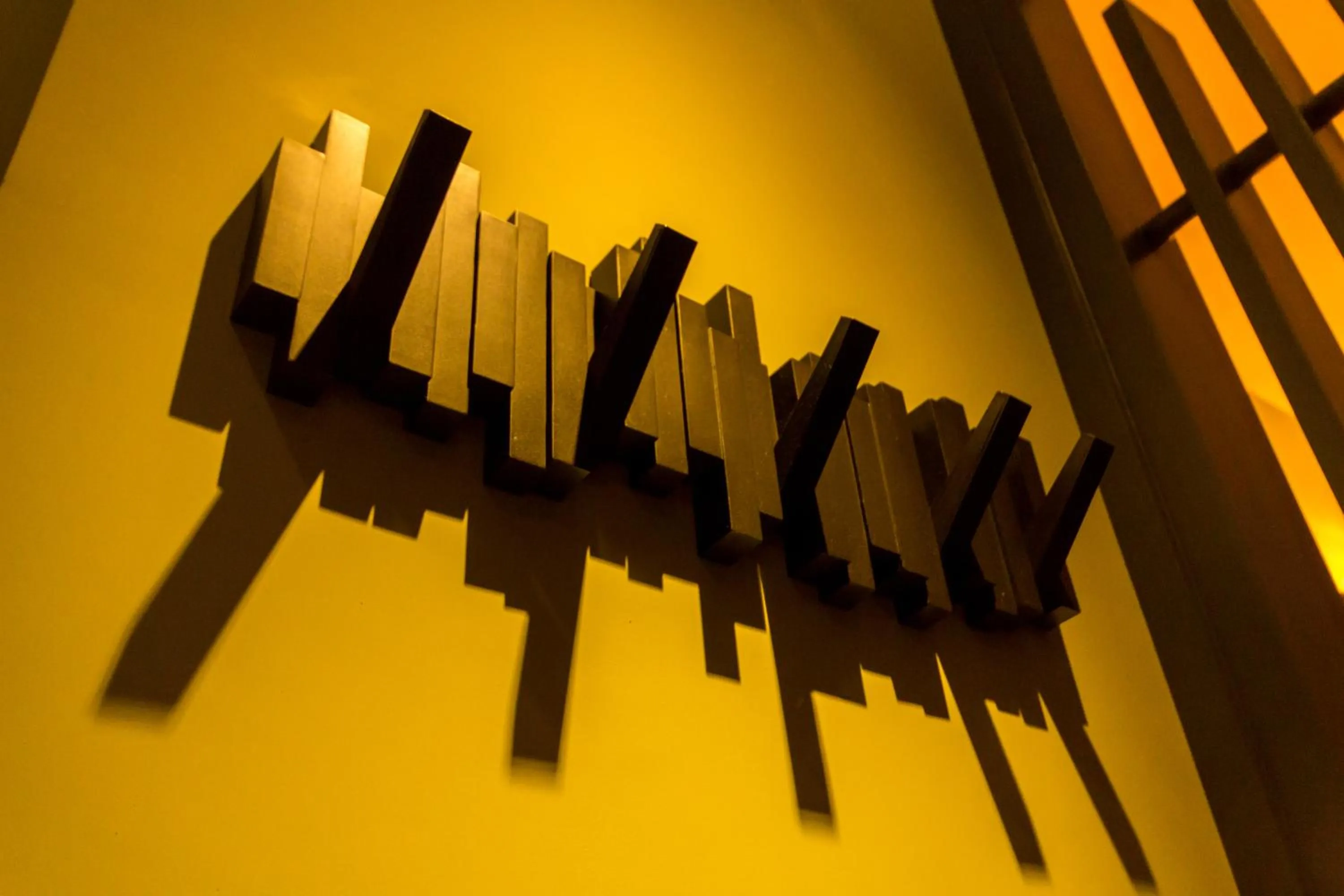 Decorative detail in No. 9 Hotel