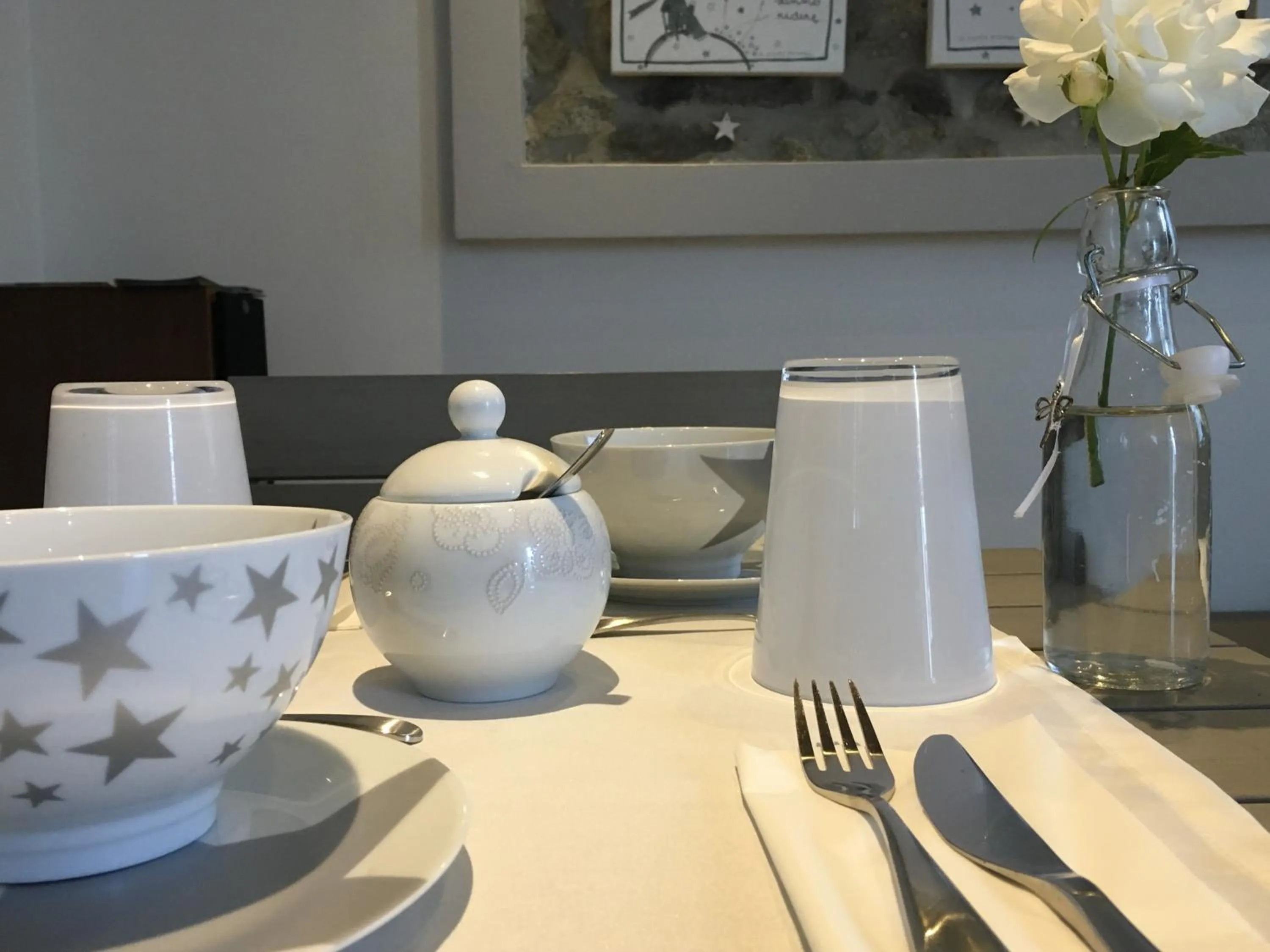 Dining area in B&B Il Piccolo Principe room and breakfast