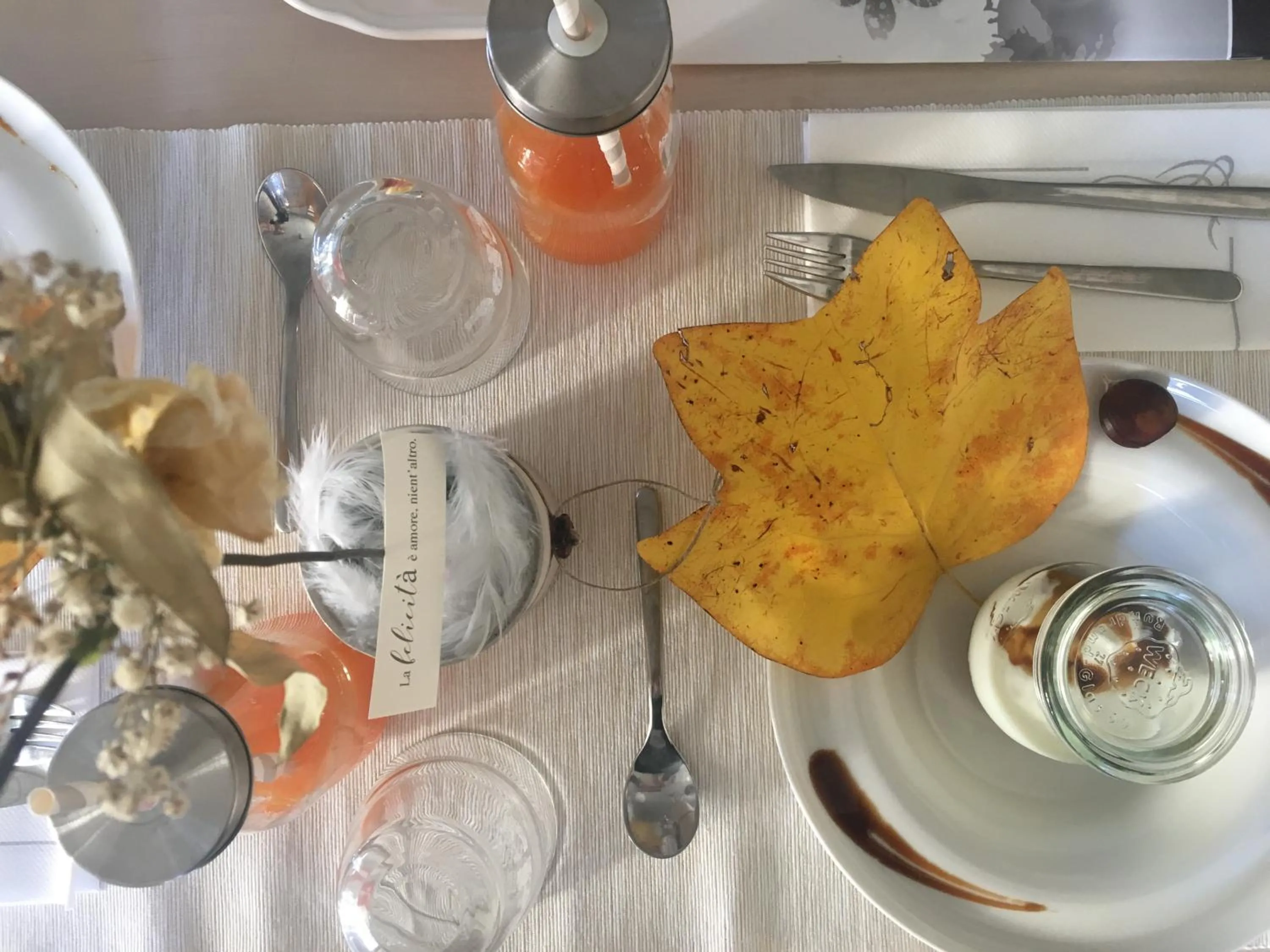 Breakfast in B&B Il Piccolo Principe room and breakfast