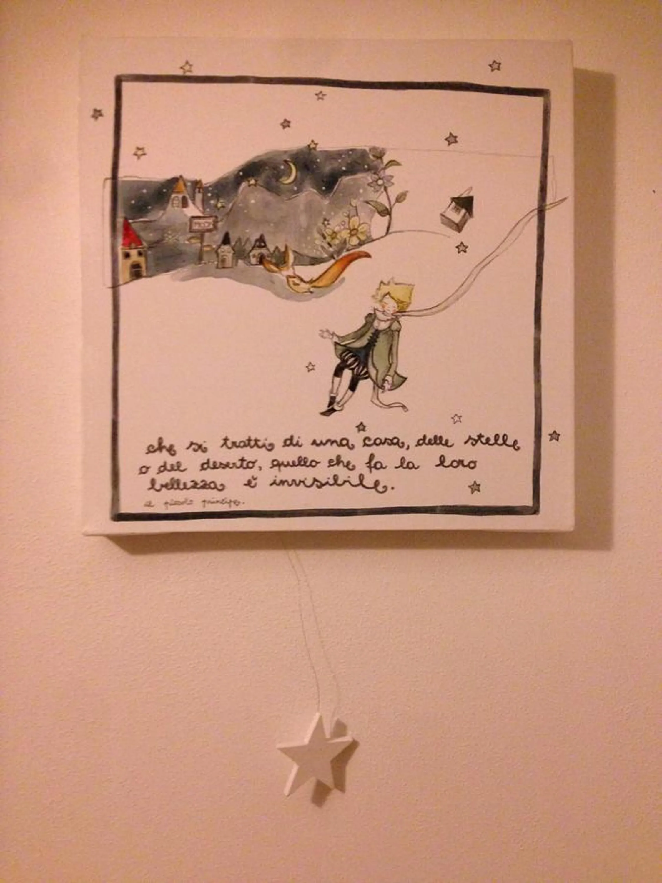 Decorative detail in B&B Il Piccolo Principe room and breakfast