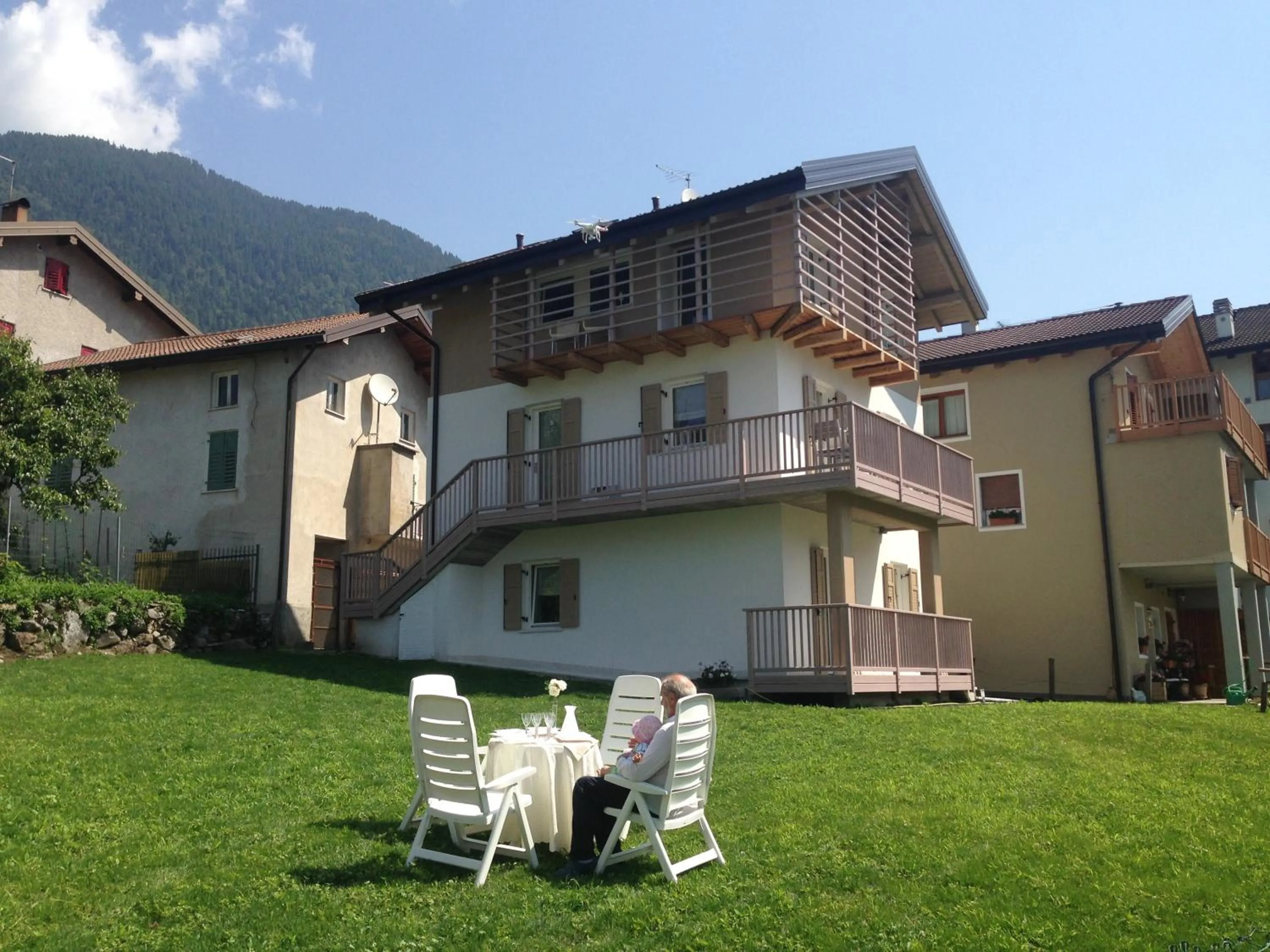 Garden in B&B Il Piccolo Principe room and breakfast