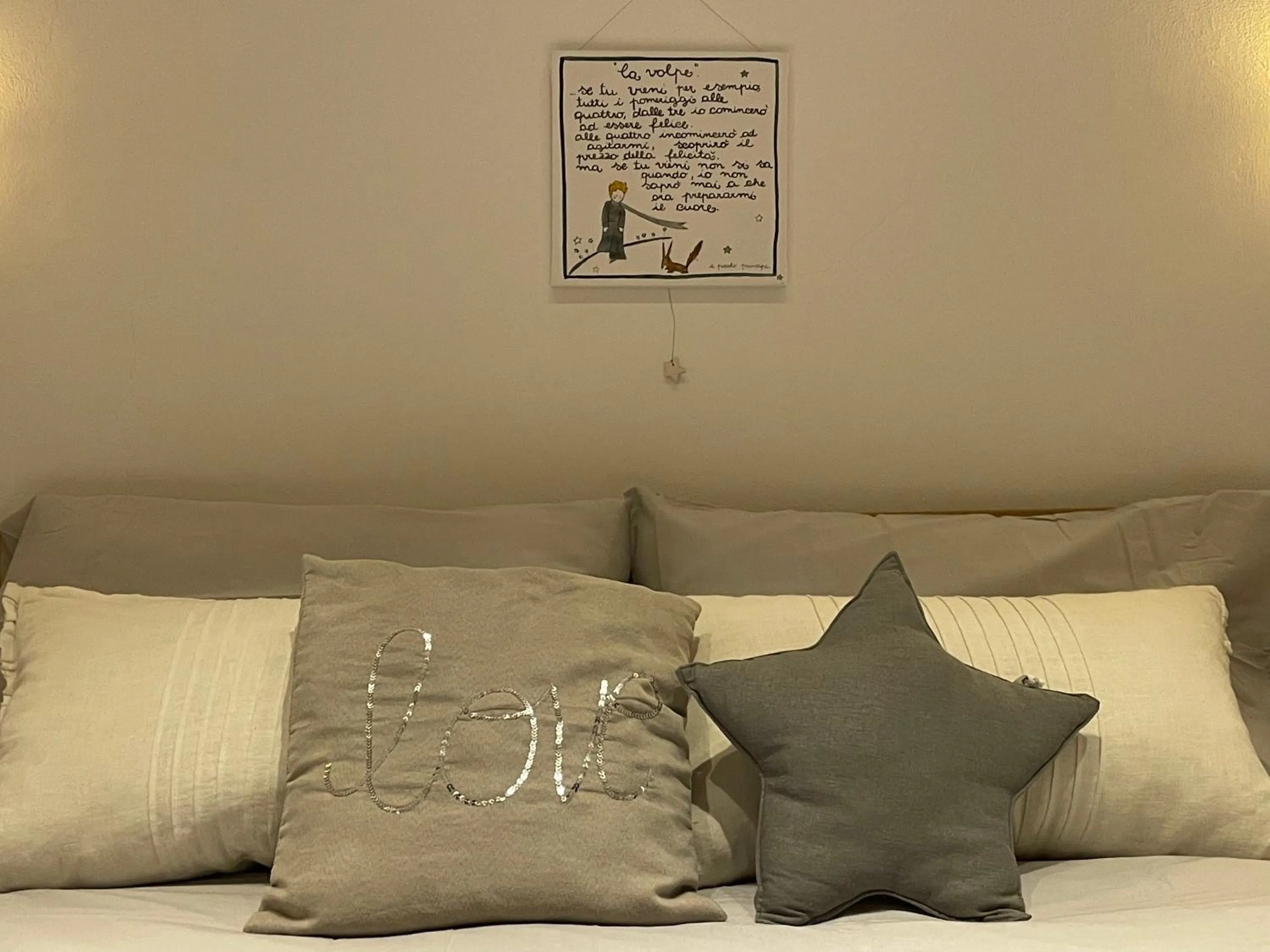 Bed in B&B Il Piccolo Principe room and breakfast