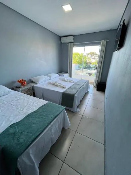 Bed in Hotel Caçula Do Pampa