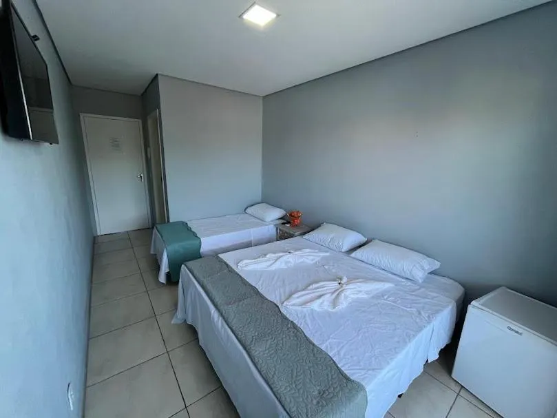 Bed in Hotel Caçula Do Pampa