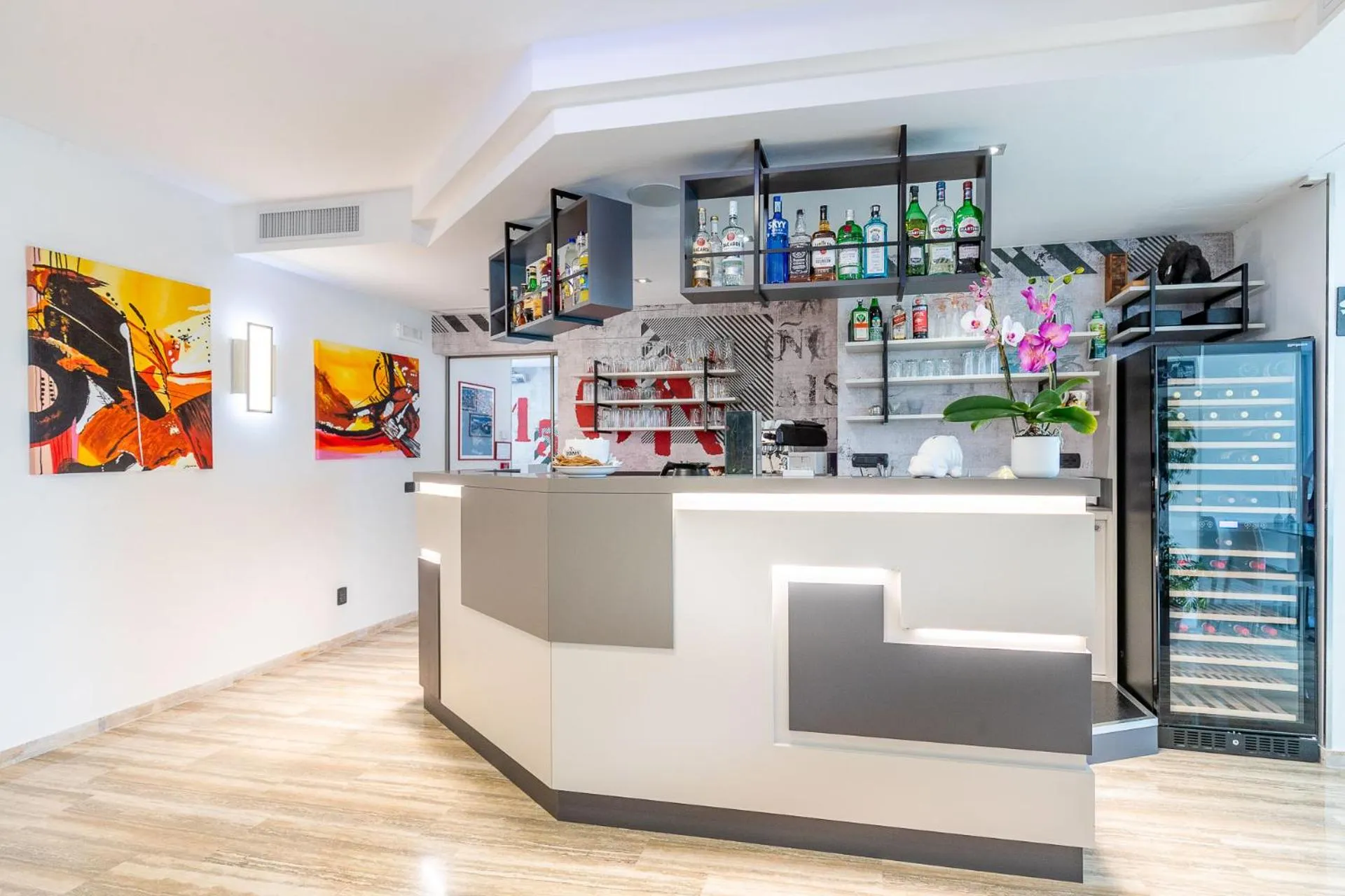 Lounge or bar in Hotel Garni Ischia