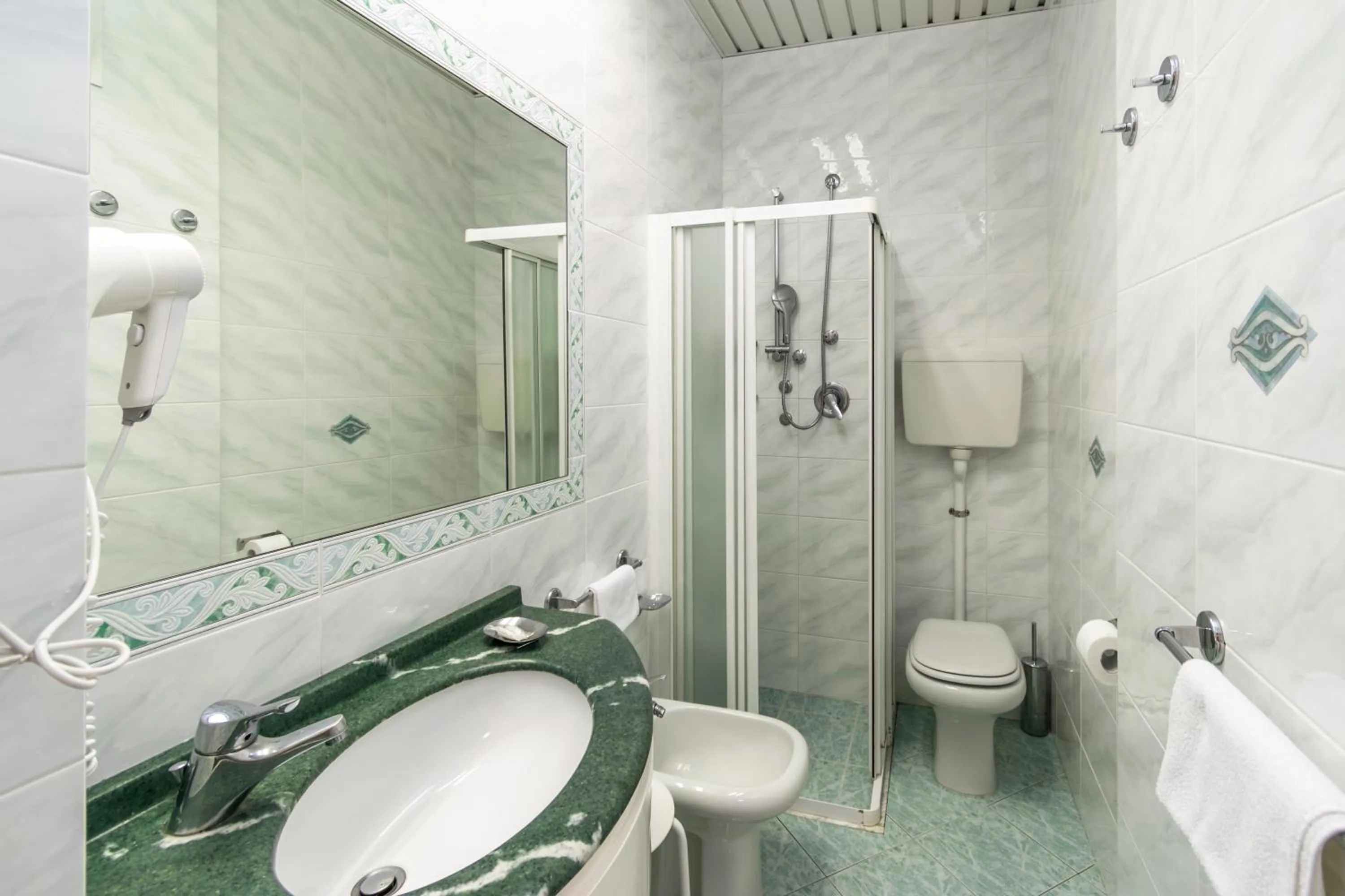 Bathroom in Hotel Losanna