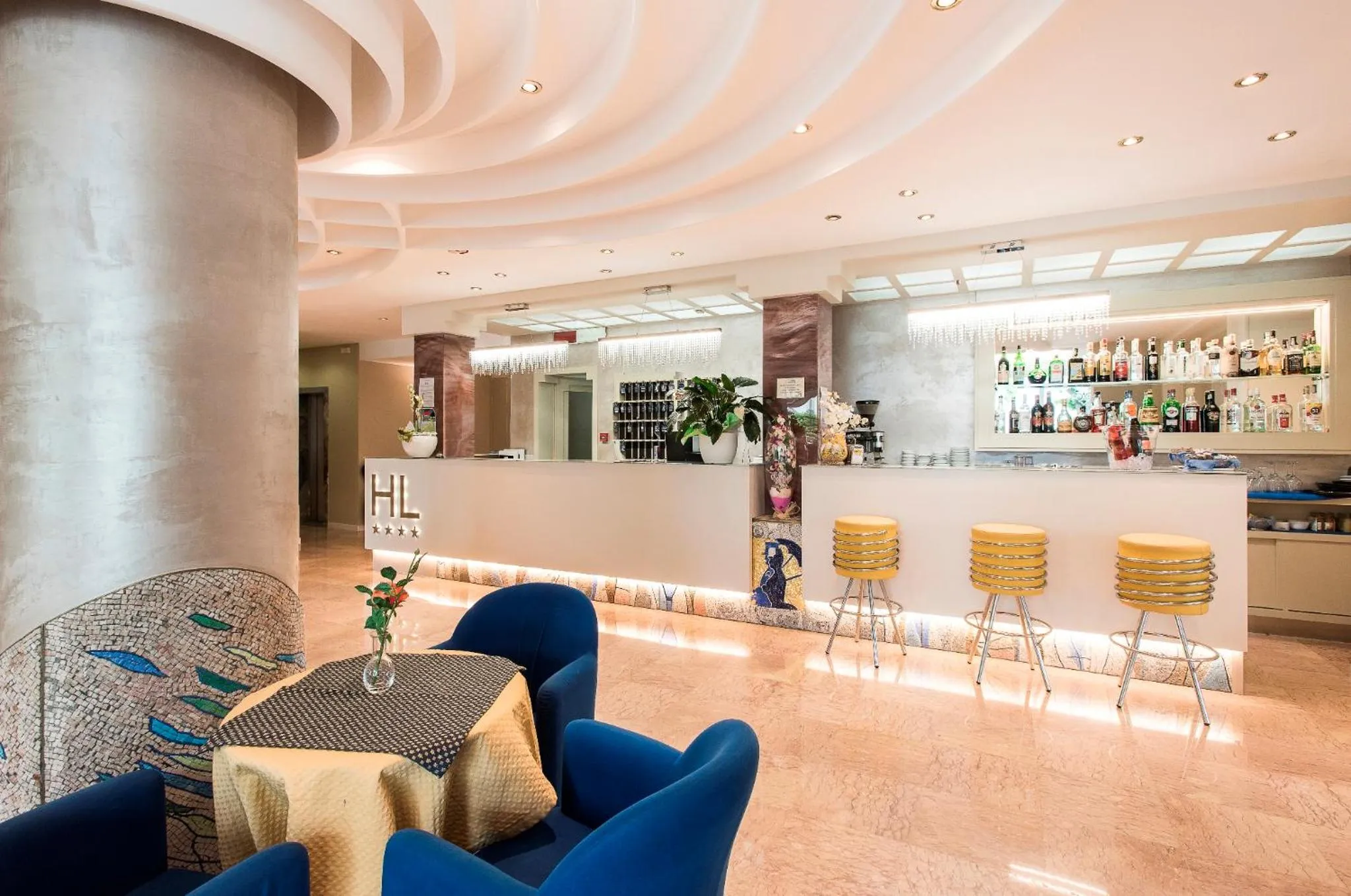 Lobby or reception in Hotel Losanna