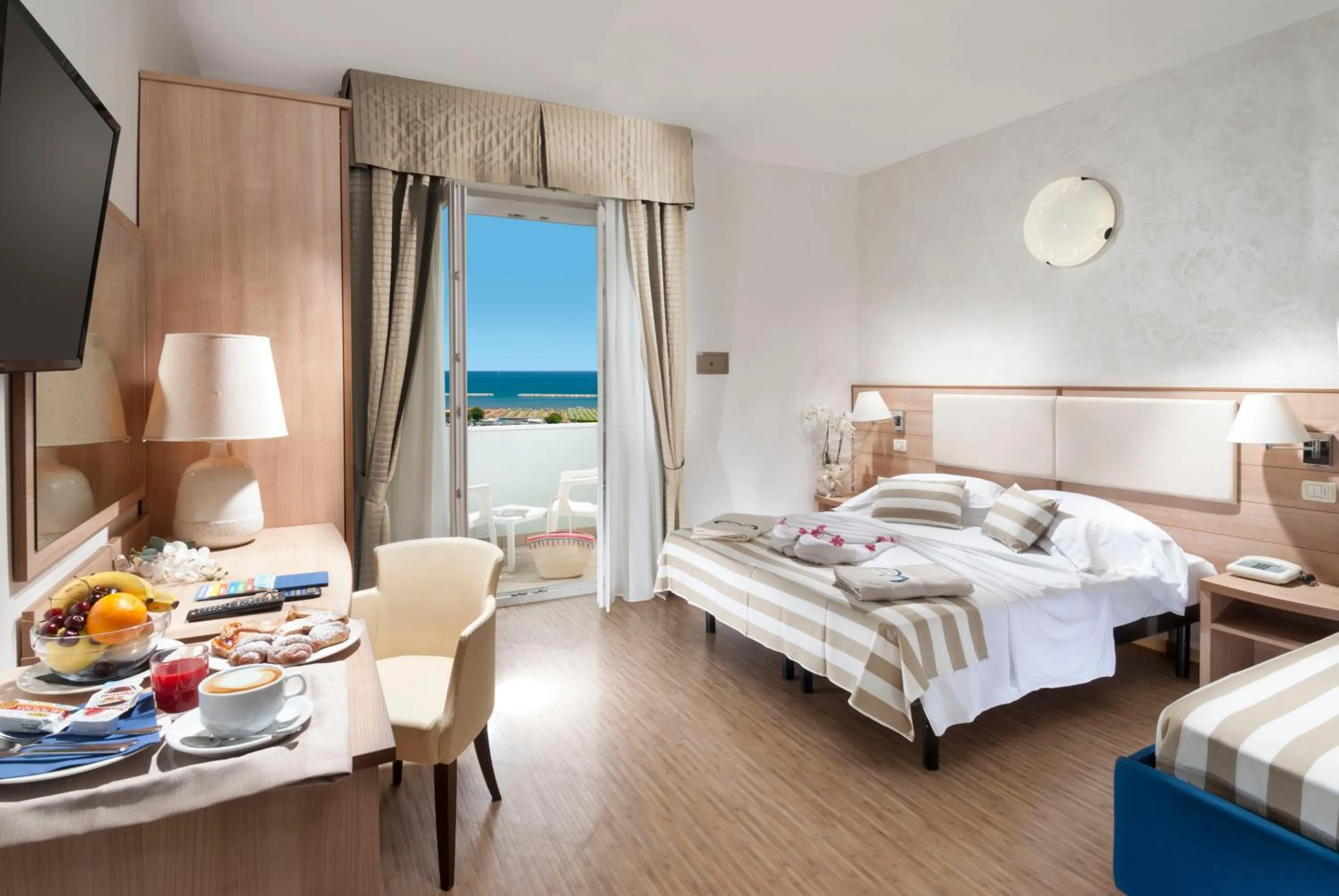 Bed in Hotel Losanna