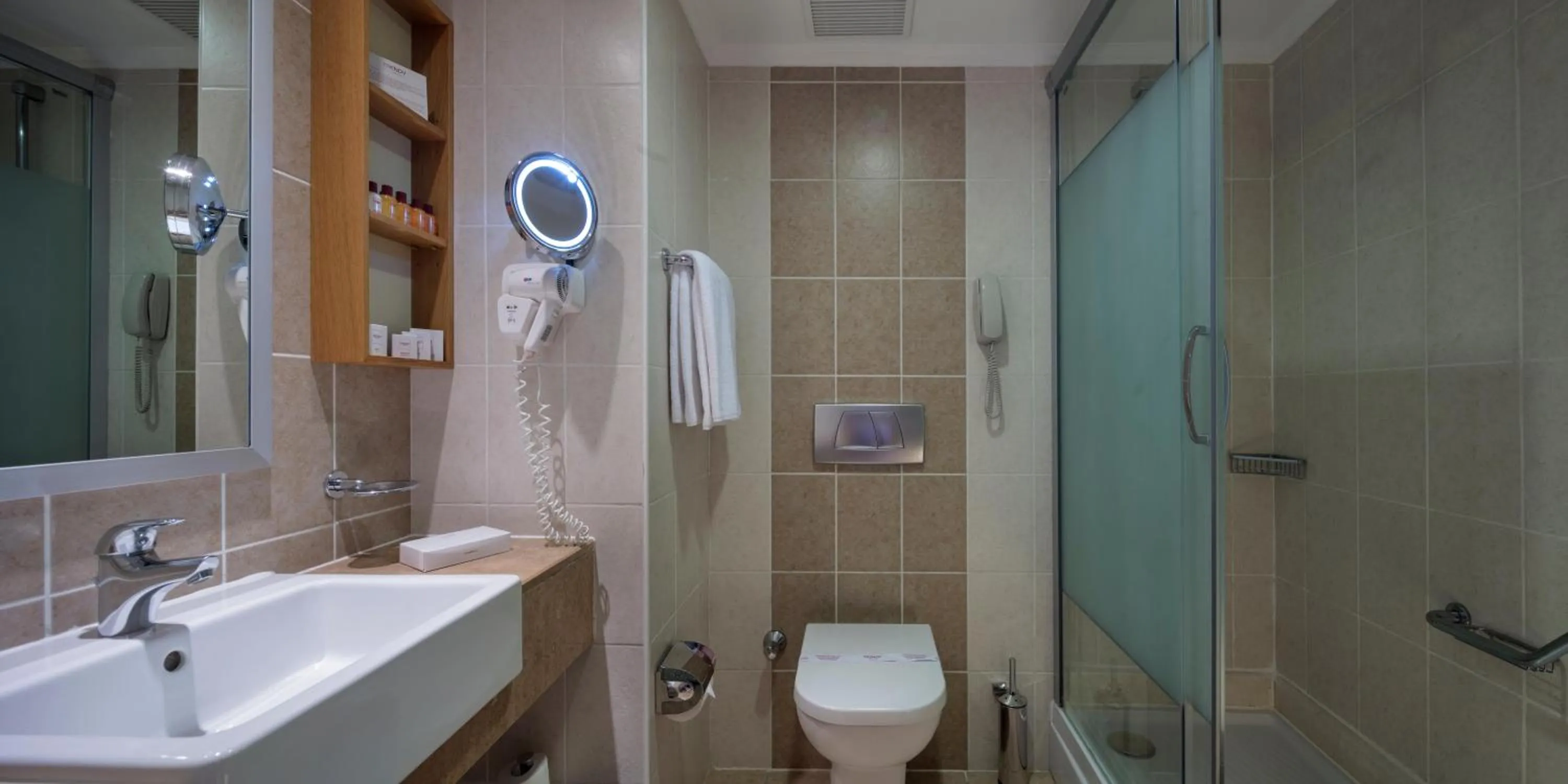 Bathroom in Trendy Aspendos Beach