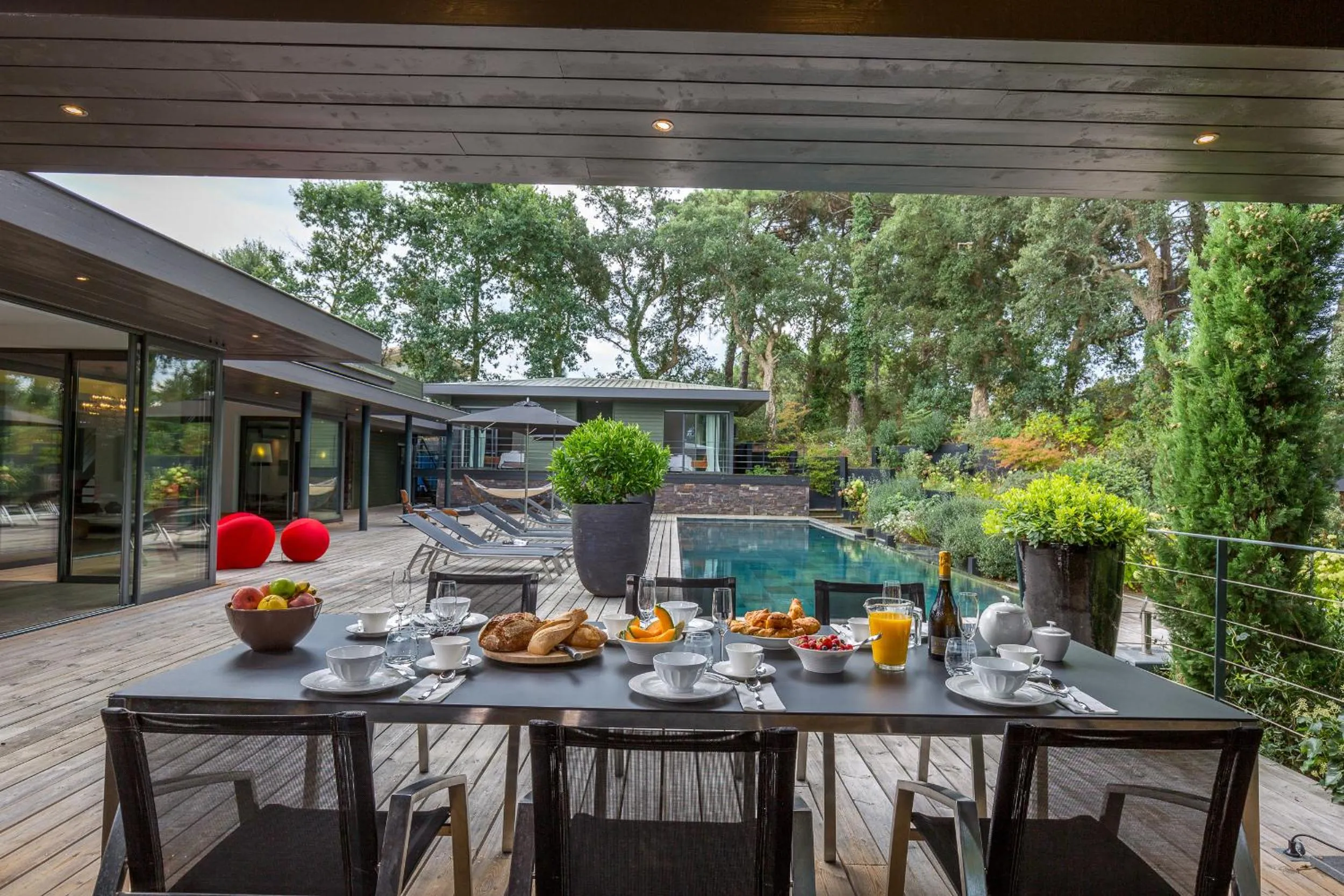 Breakfast in Villa AMANJANGO SEIGNOSSE-HOSSEGOR