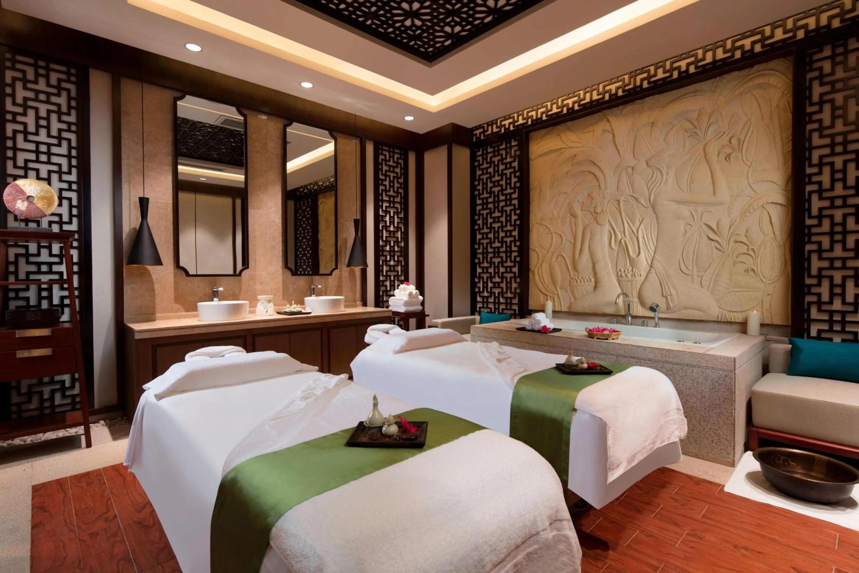 Lobby or reception, Bed in Sheraton Grand Xishuangbanna Hotel