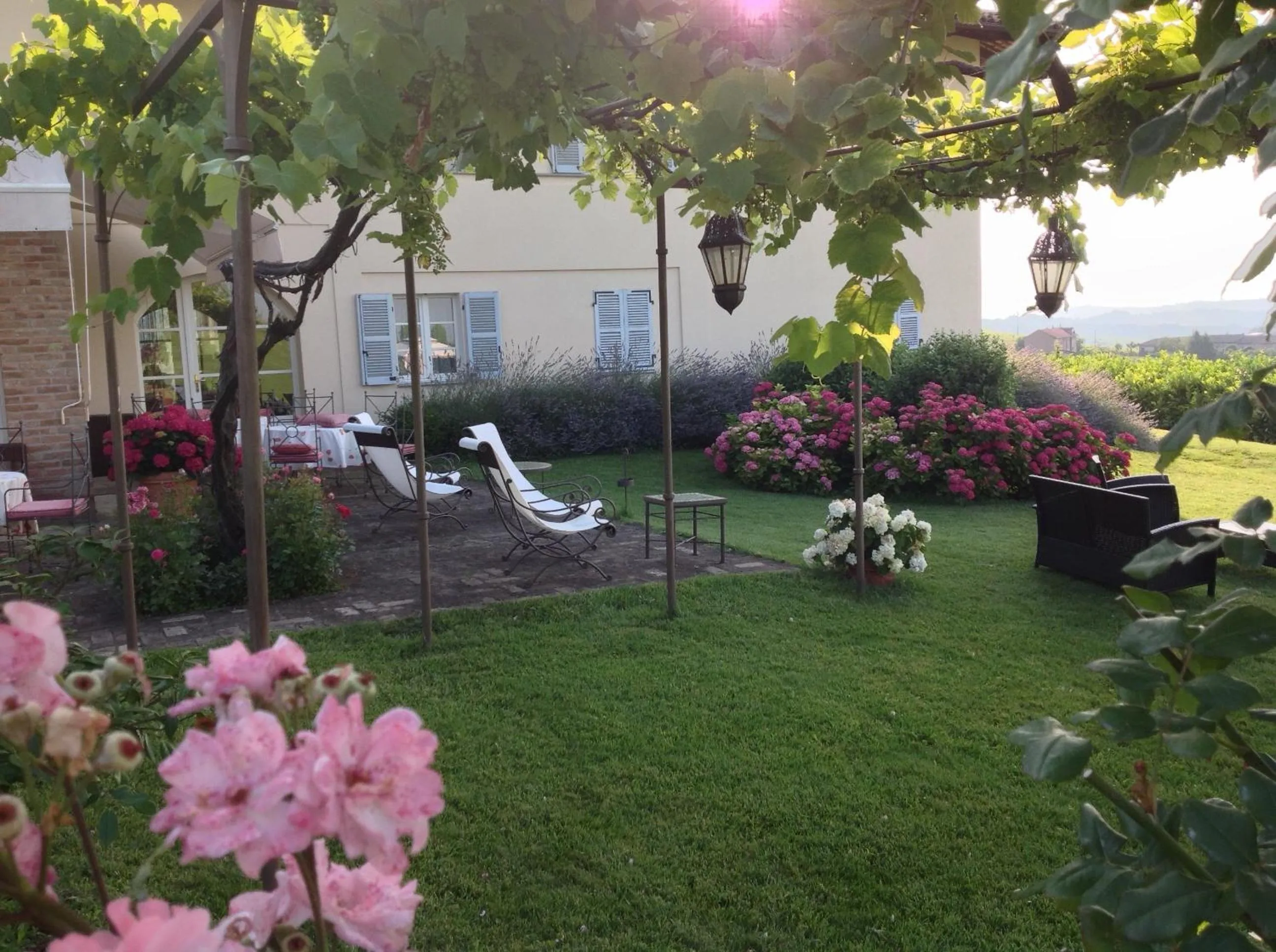 Solarium in Agriturismo La Casa in Collina