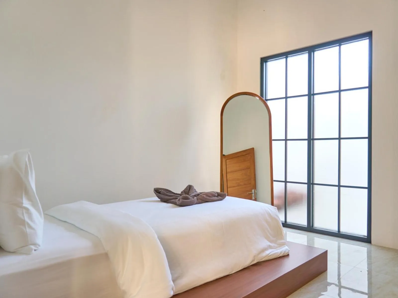 Bed in Sakanti Inn Wonosobo