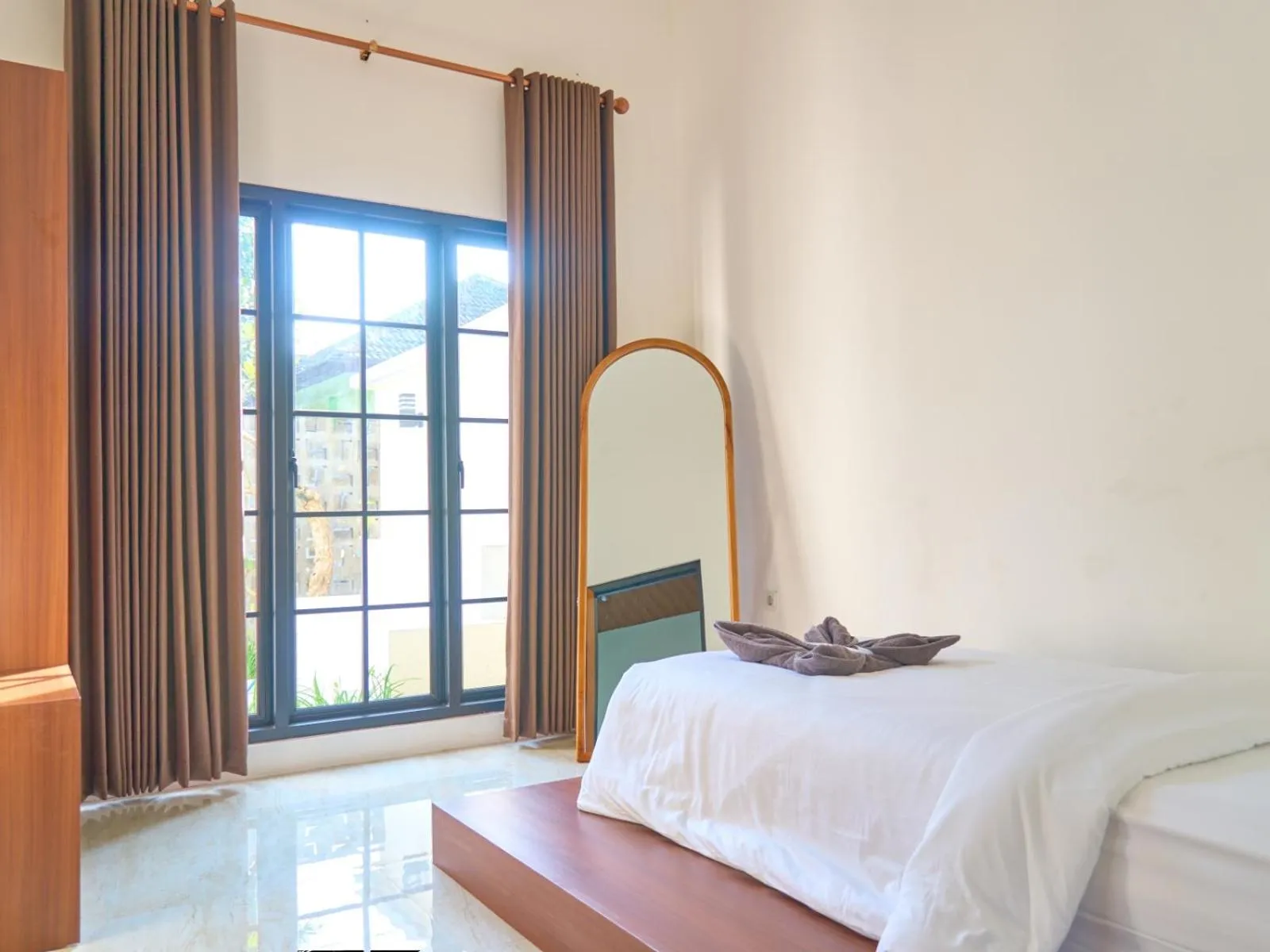 Bed in Sakanti Inn Wonosobo