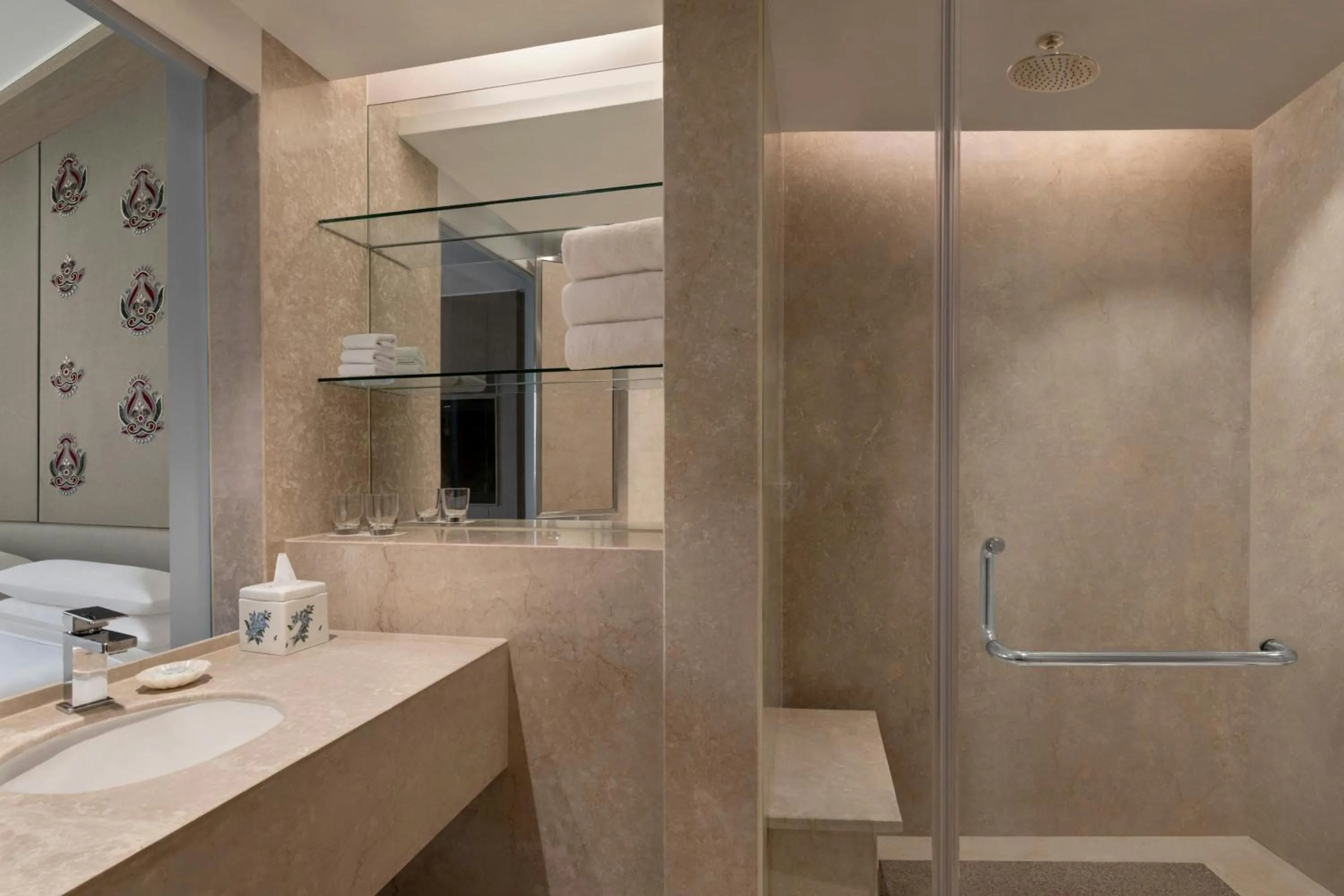 Bathroom in Sheraton New Delhi Hotel