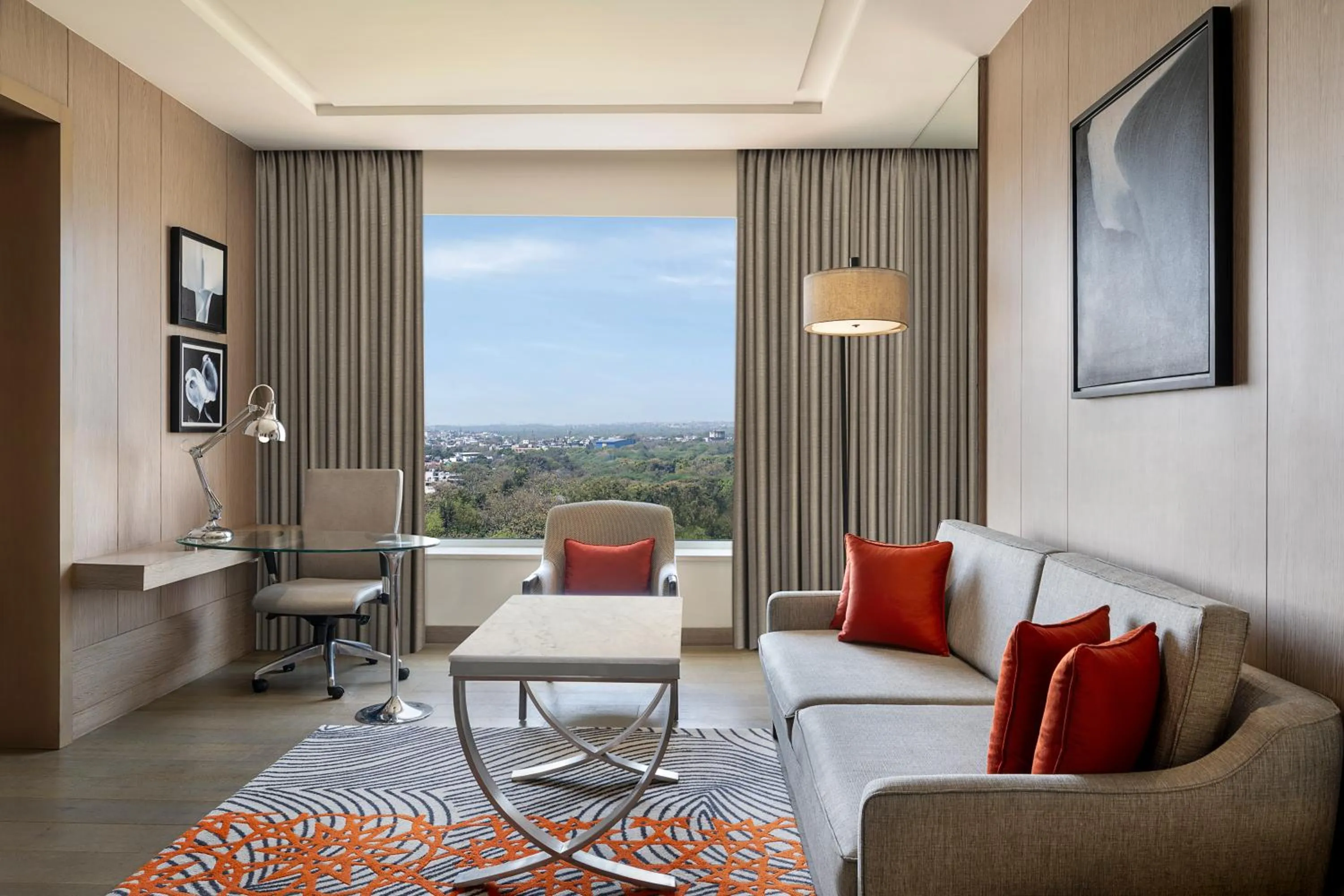 Living room in Sheraton New Delhi Hotel