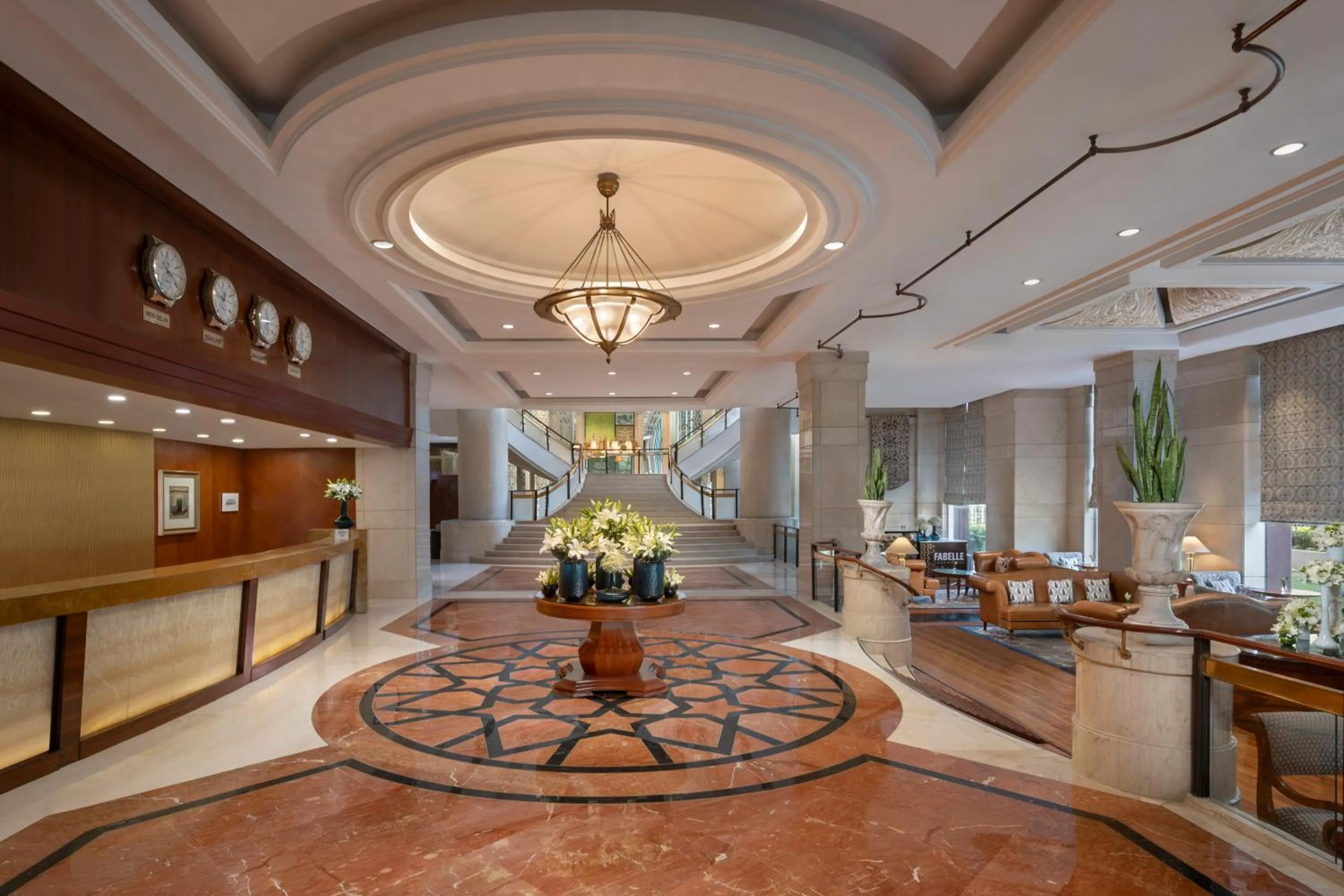 Lobby or reception in Sheraton New Delhi Hotel