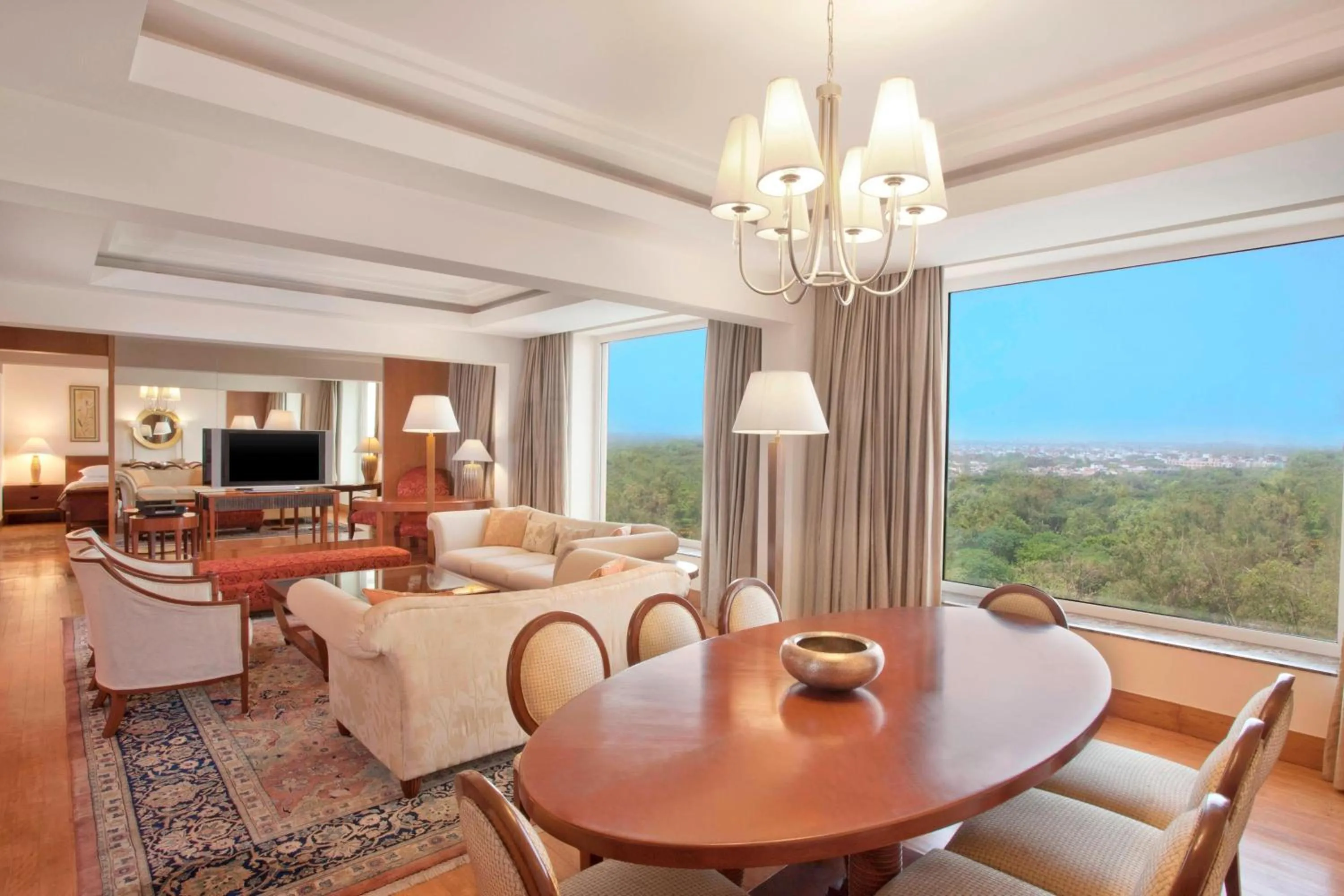 Living room in Sheraton New Delhi Hotel