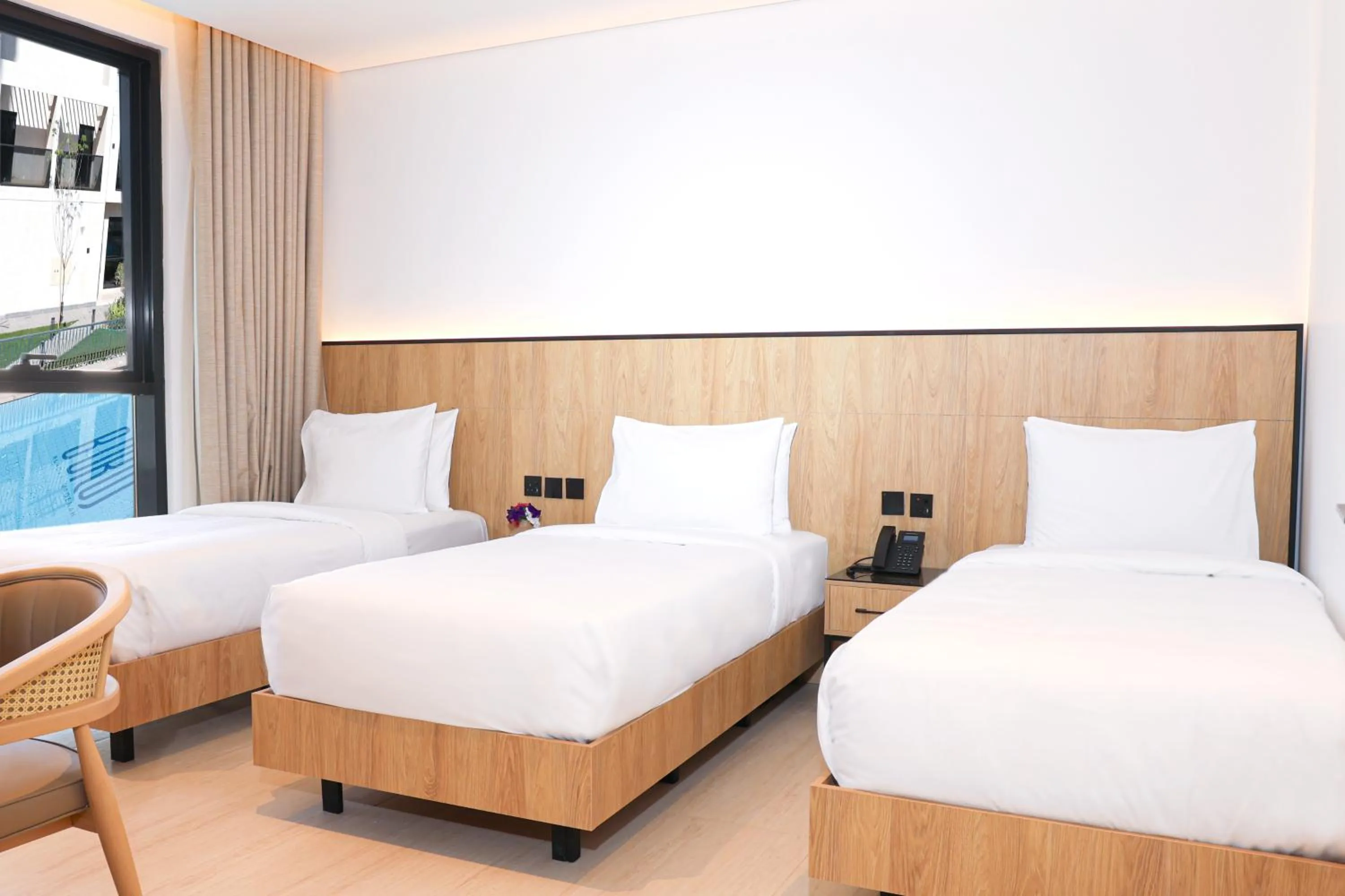 Bed in Hafawah Resort