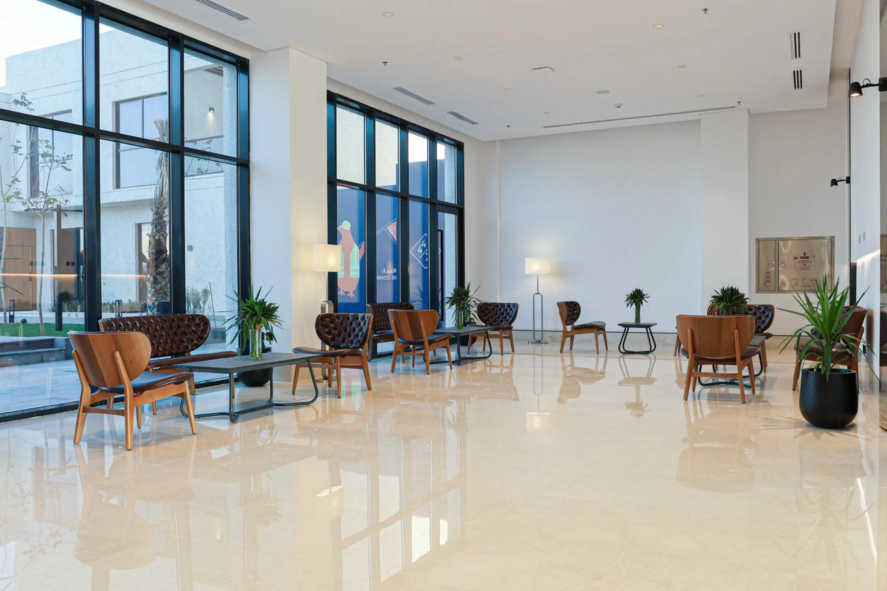 Seating area in Hafawah Resort