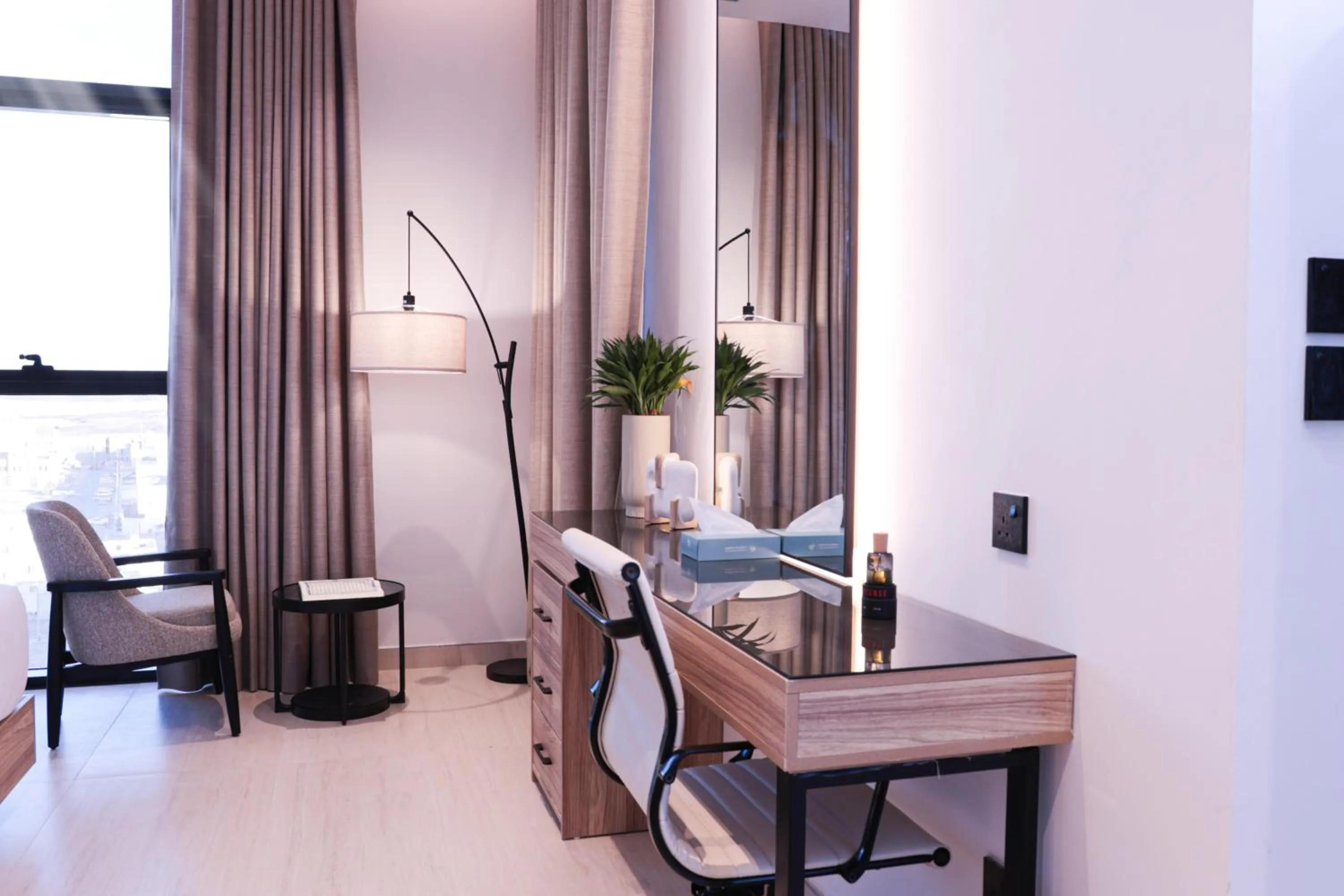 Seating area in Hafawah Resort