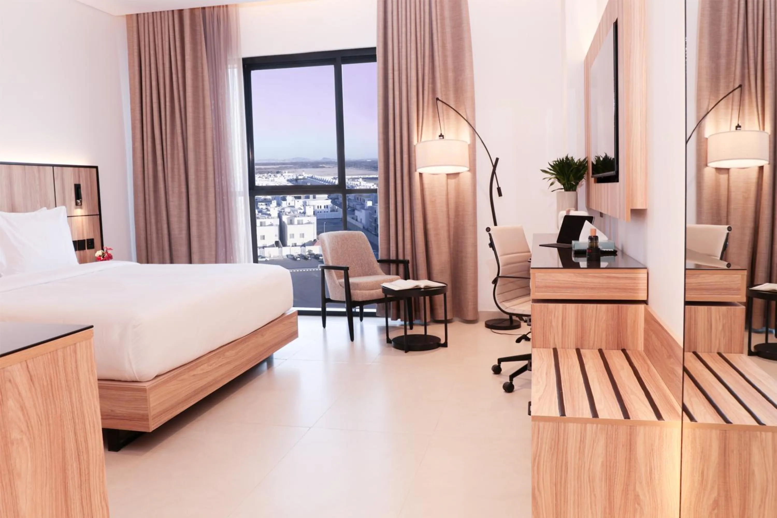 View (from property/room), Bed in Hafawah Resort